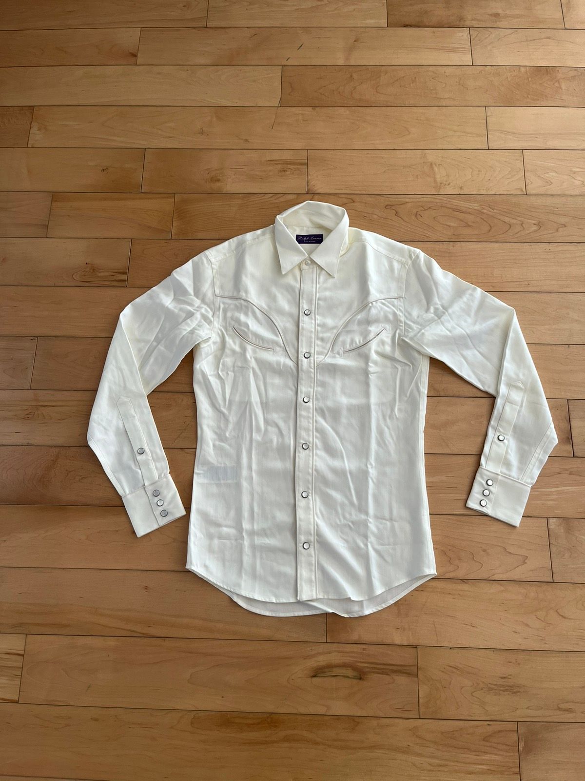 NWT - Ralph Lauren Purple Label Western Lyocell Shirt - 1