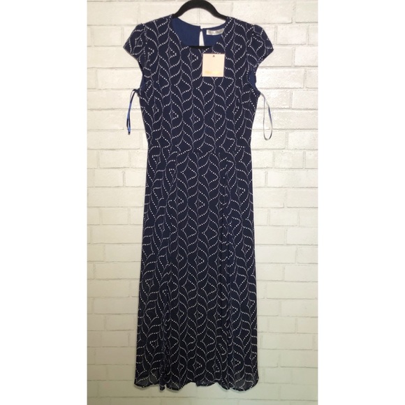 Showpo. - Showpo Got My Attention Dress in Navy Print - 5