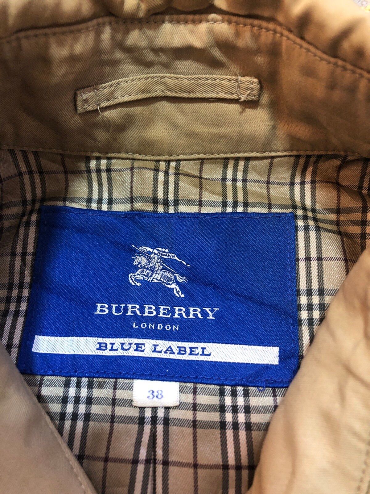 🇯🇵 Vintage Burberry Trench Coat Lining Nova Check - 13