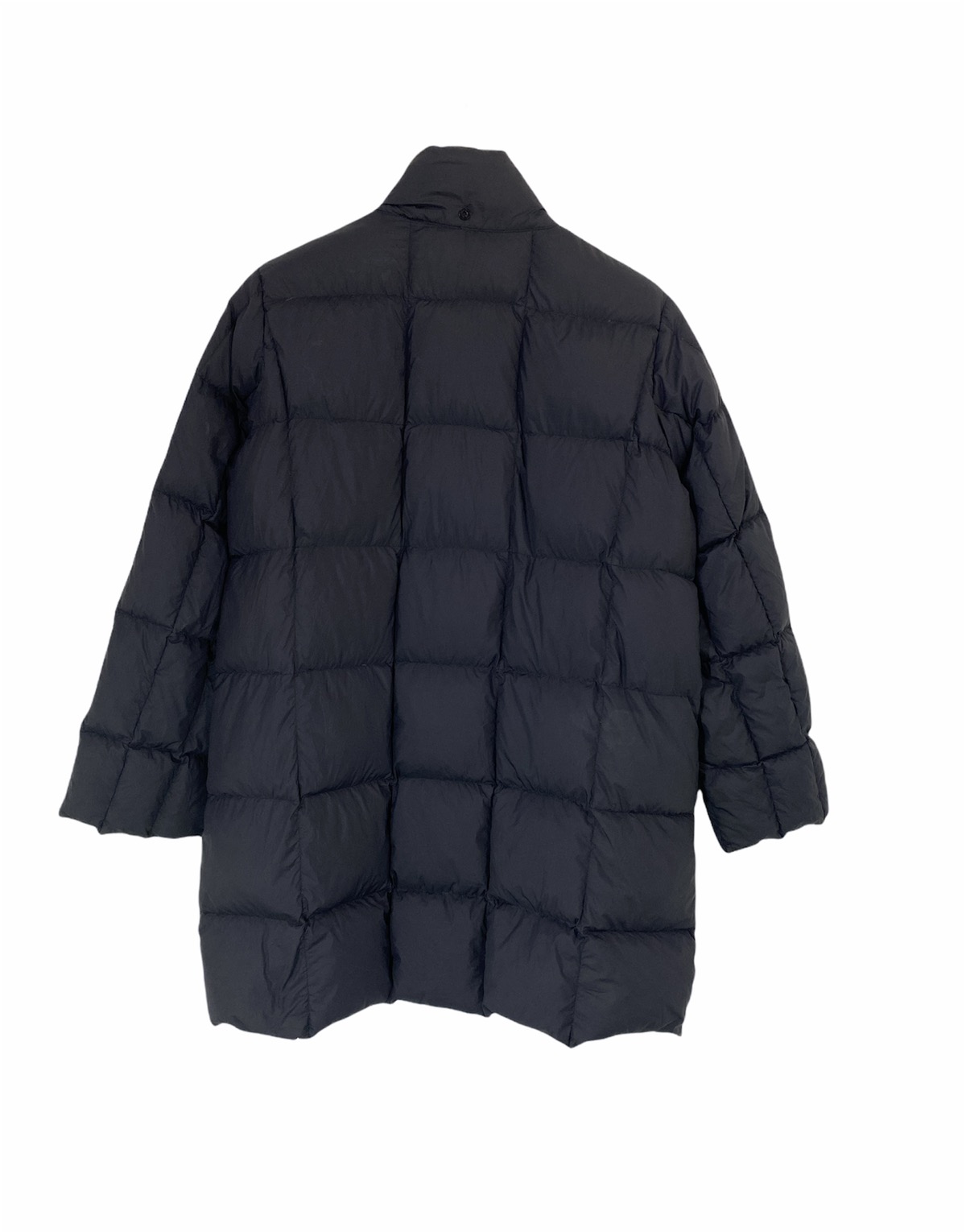 Lemaire X Uniqlo Long Puffer Quilted Jacket Black Colour - 2
