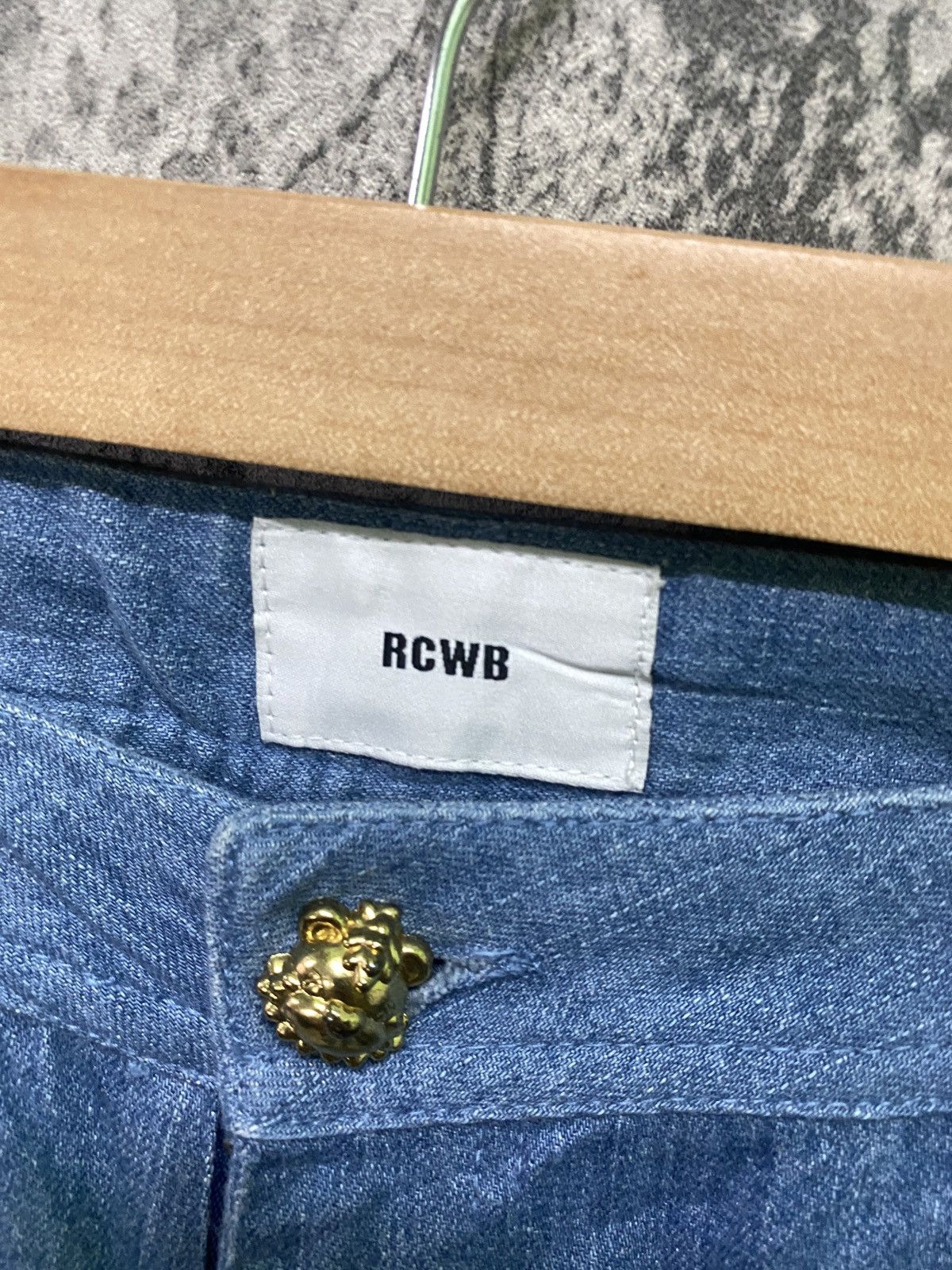 Designer - Japanese Brand RCWB Hybrid Checked Design Pants - 9