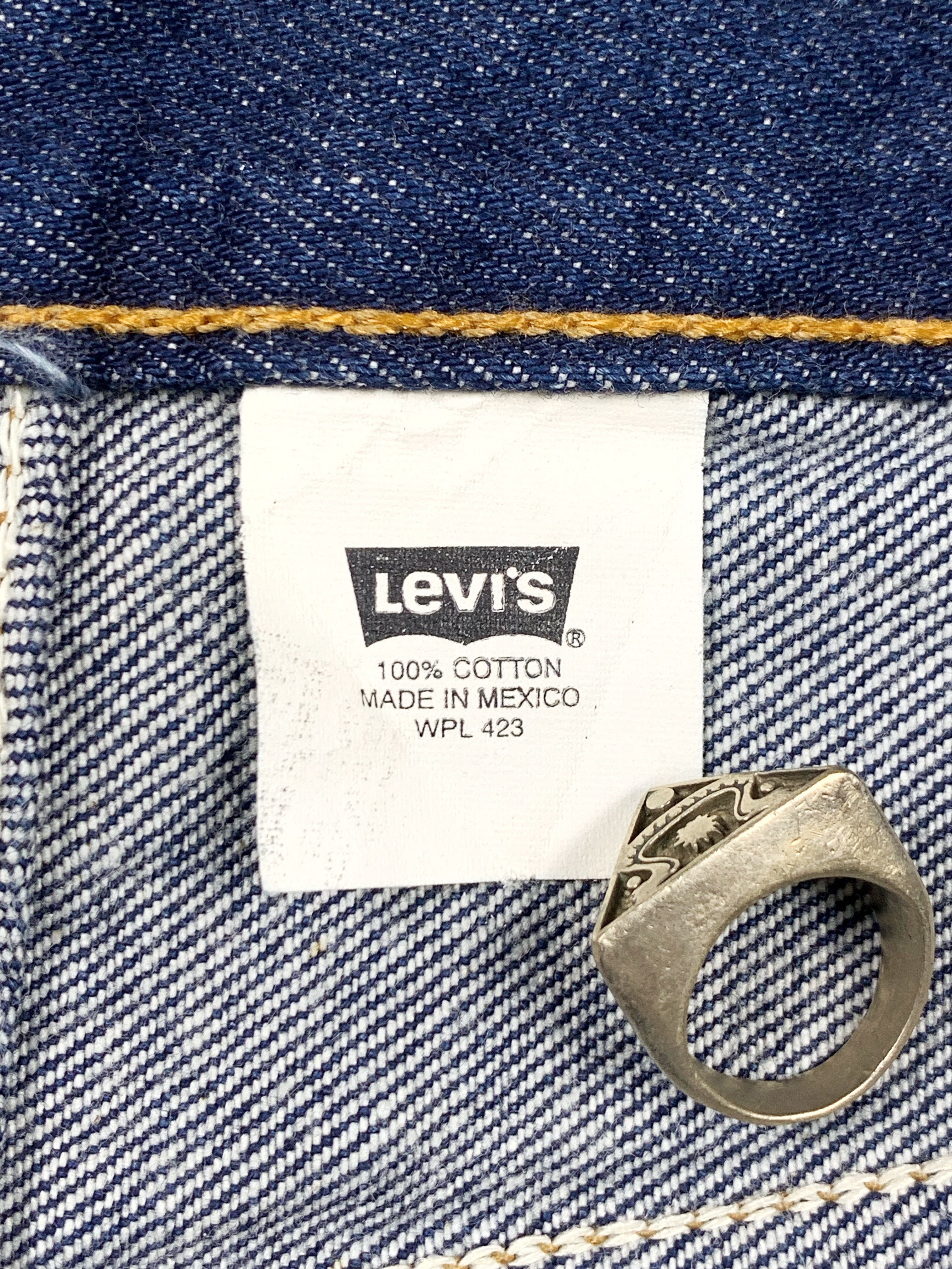 Deadstock Levi’s 501 Dark Blue Jeans - 4