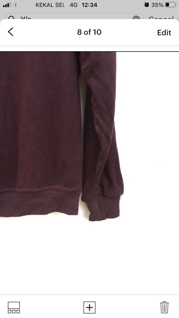 Vintage - Vintage SACSNY Y’SACCS By Yohji Yamamoto Embroided Spellout Sweatshirt - 8