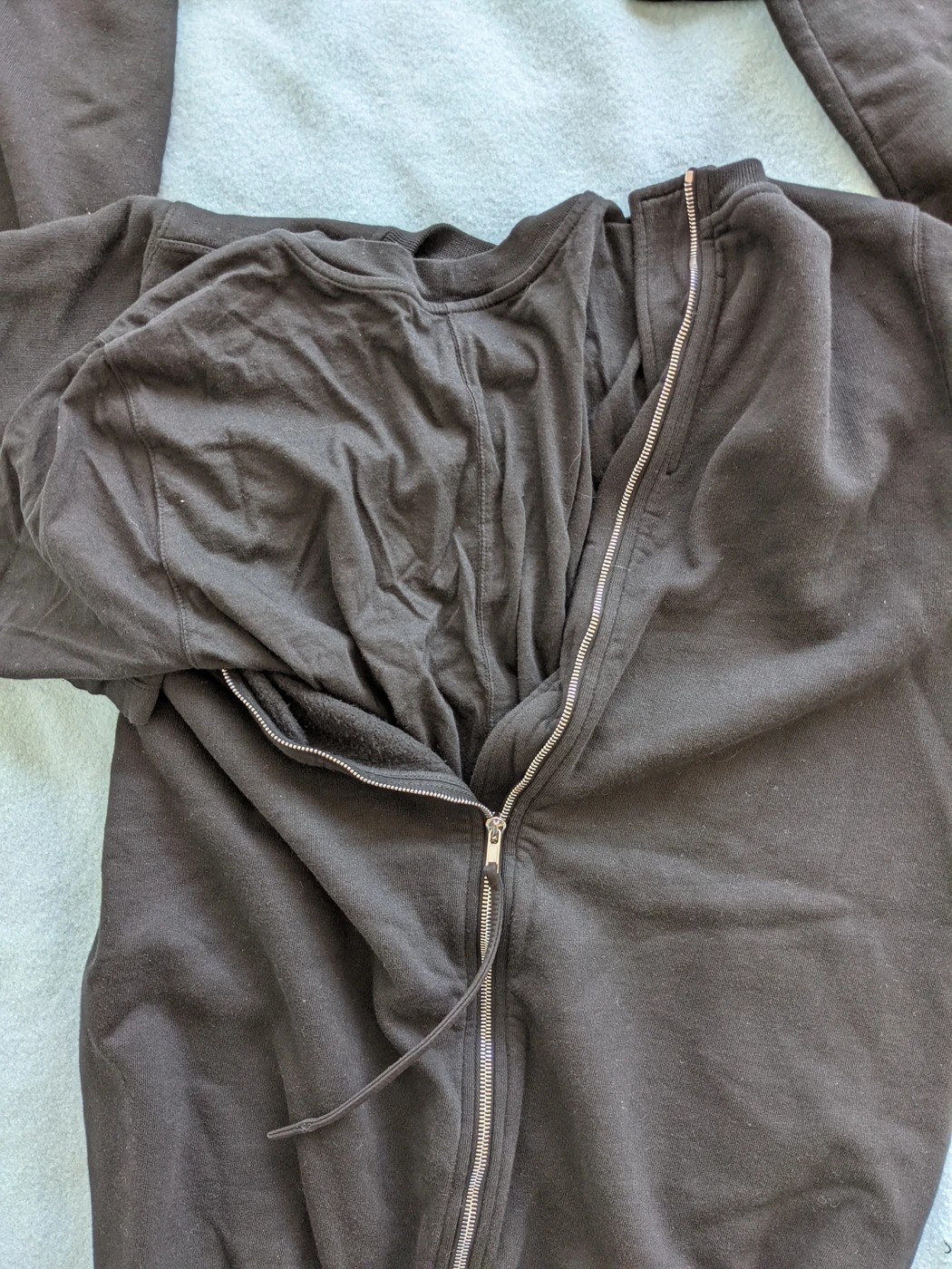 Banana back zip sweatshirt (level t-shirt inside) - 8