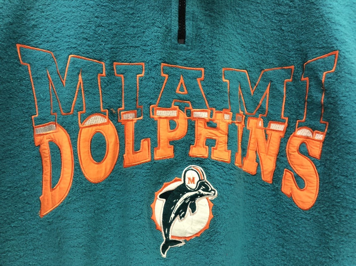 Vintage Miami Dolphin Football Team Fleece Sweatshirt - 3