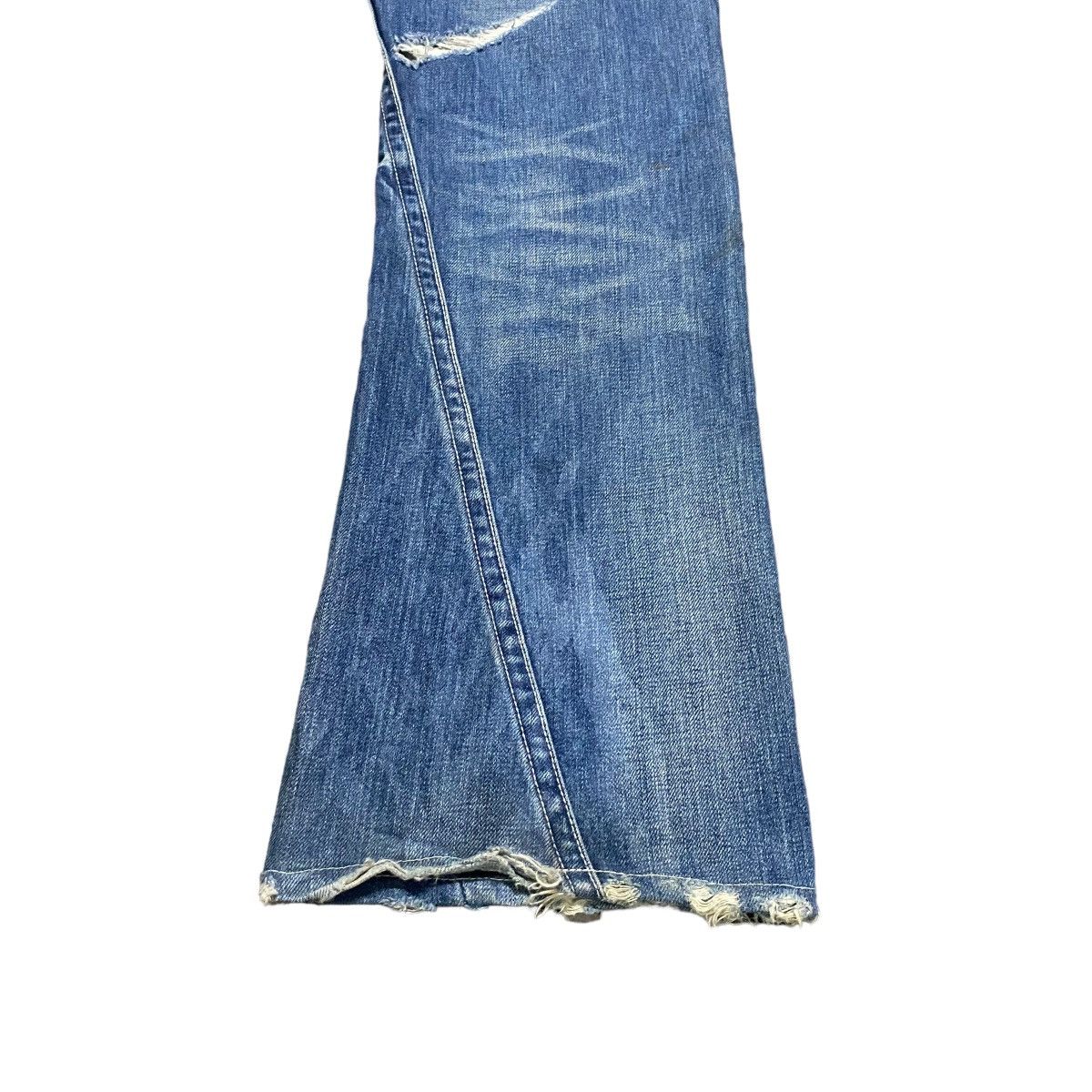 Japanese Brand - Tornado Mart Distressed Denim Flare Jeans - 16