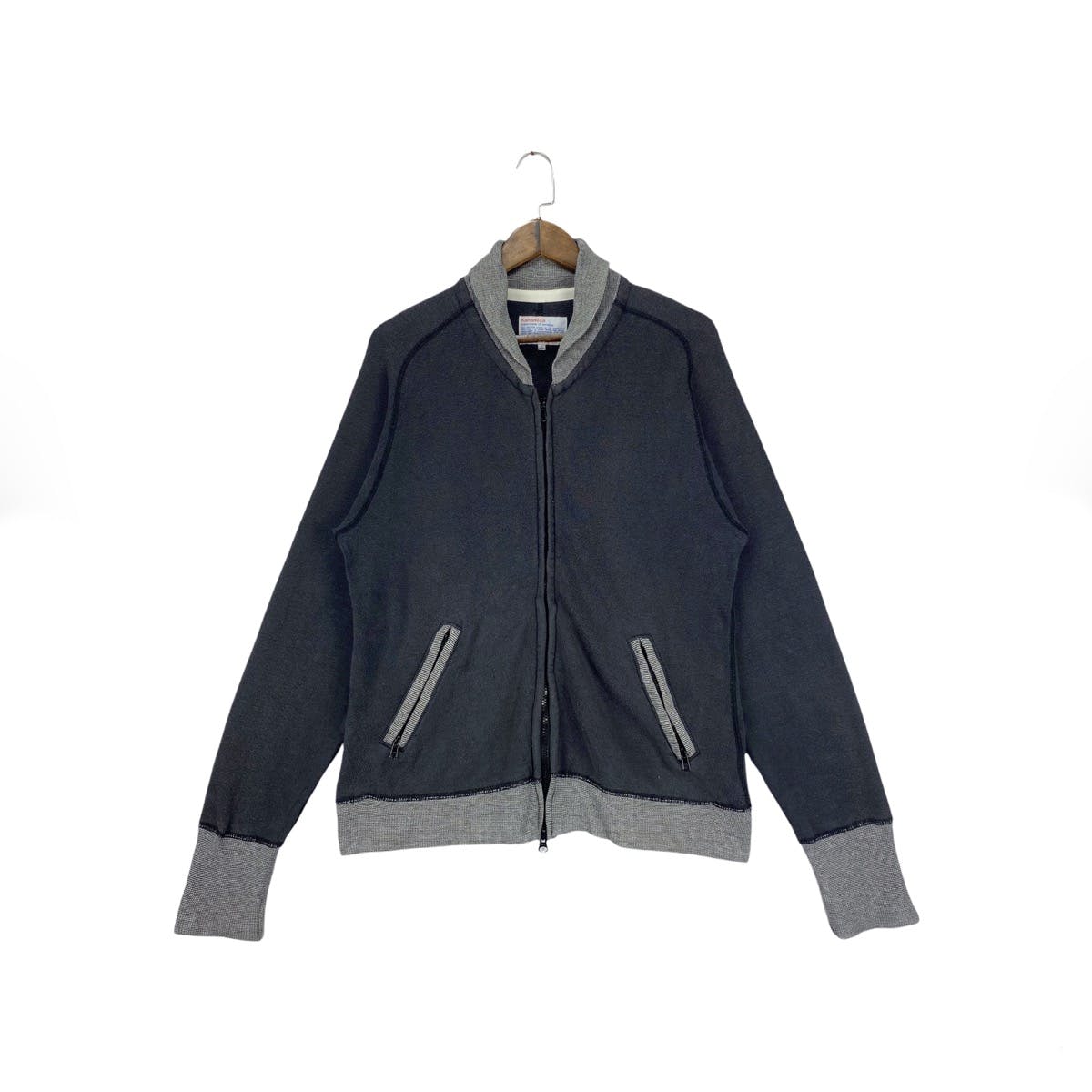 Nanamica Full Zip Shawl Collar Sweater Jacket - 1