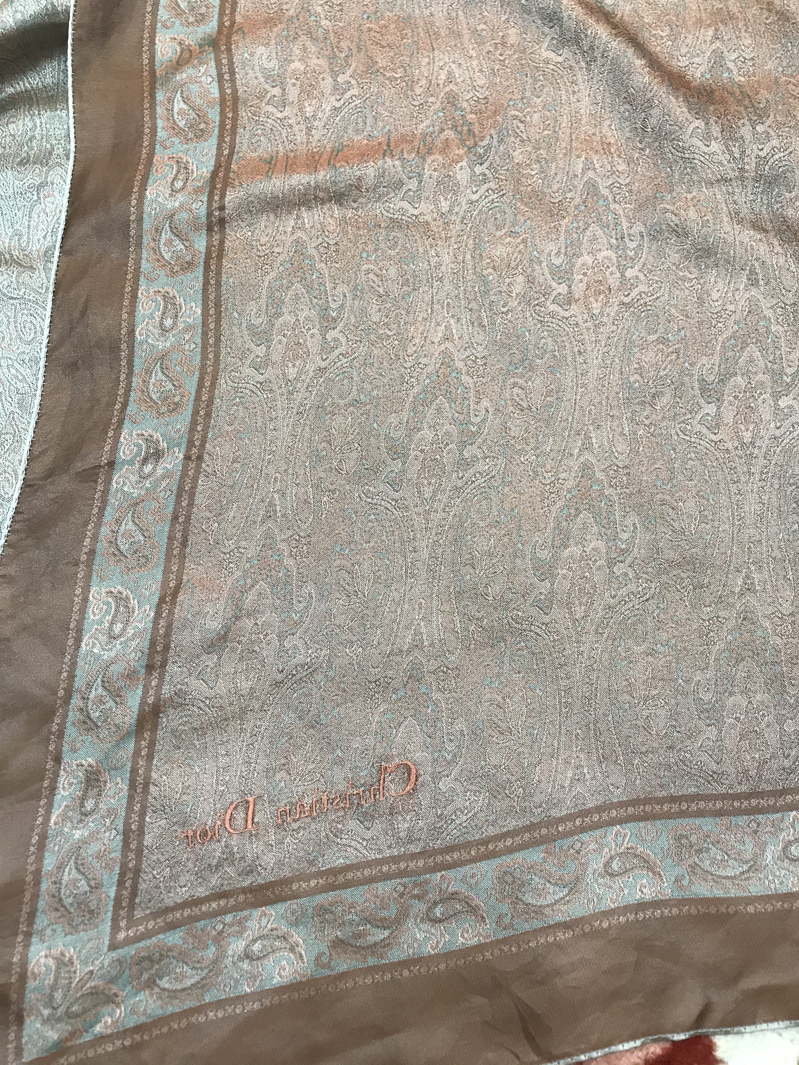 Christian Dior Monsieur - Christian Dior Paisley Design Scarf - 9