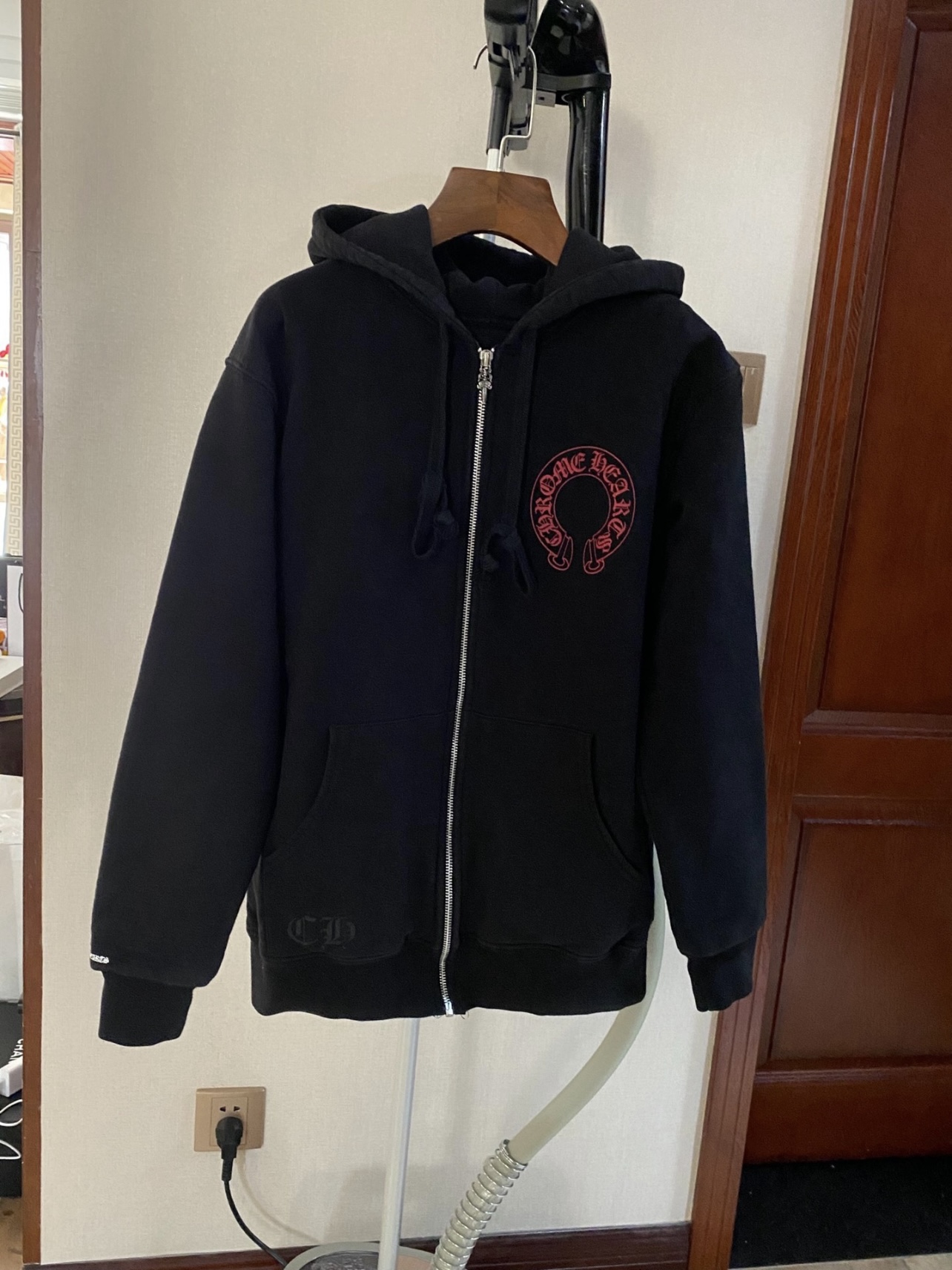 Red Chrome Hearts Hoodie