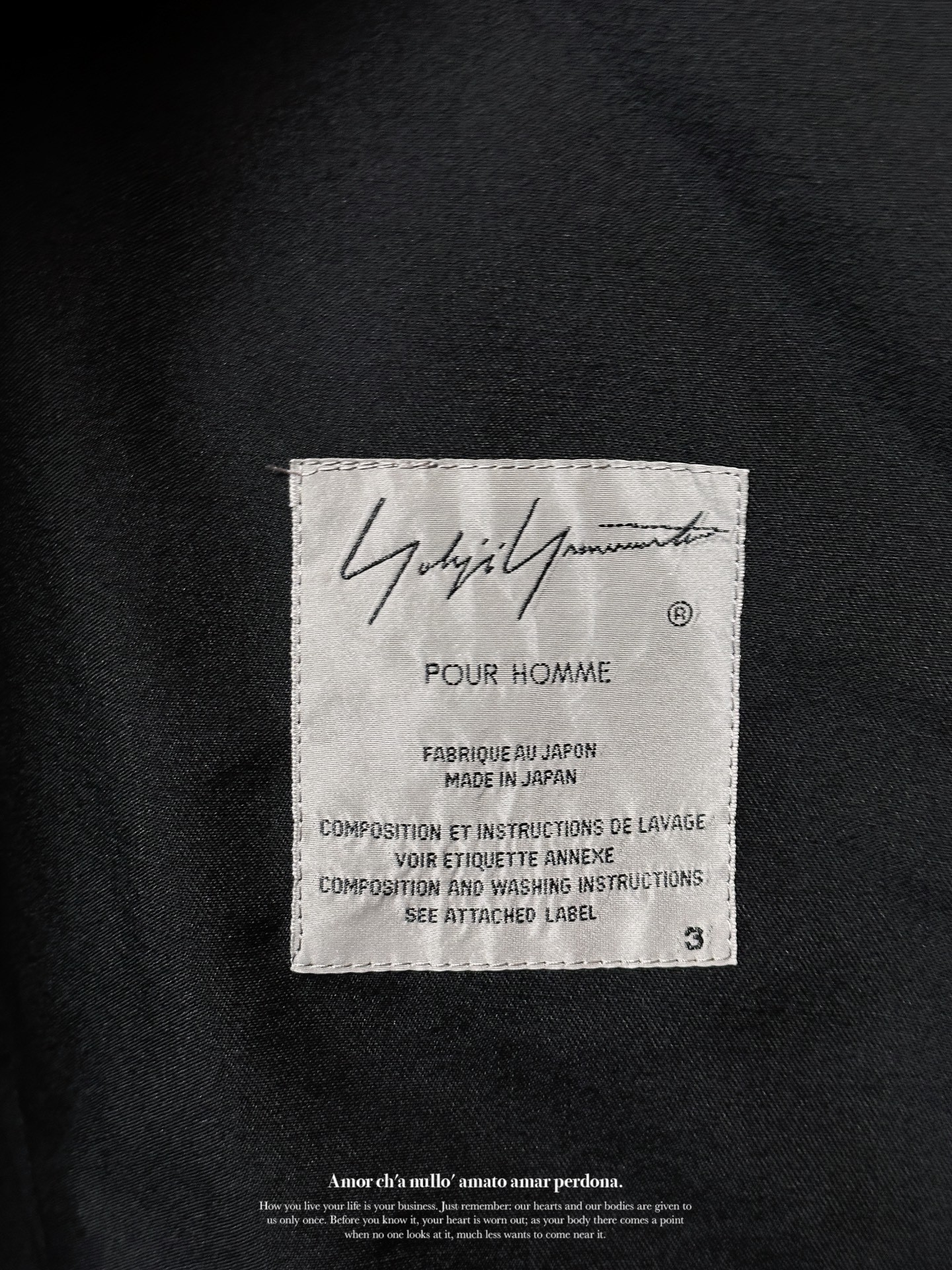 Yohji Yamamoto 19aw Chinese Gaba jacket coat - 6