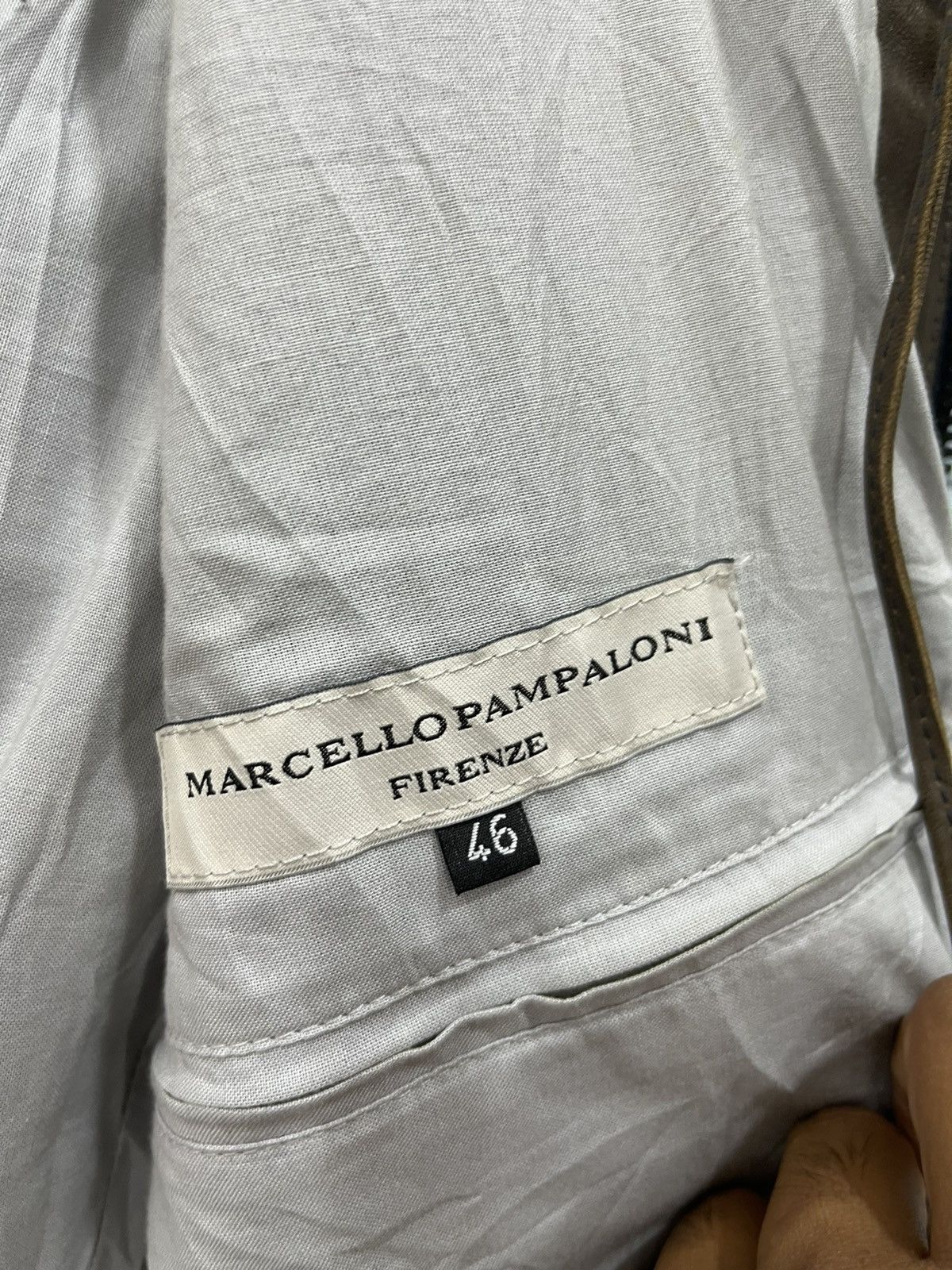 Italian Designers - B7. MARCELLO PAMPALONI HOODIE LEATHER JACKET - 6