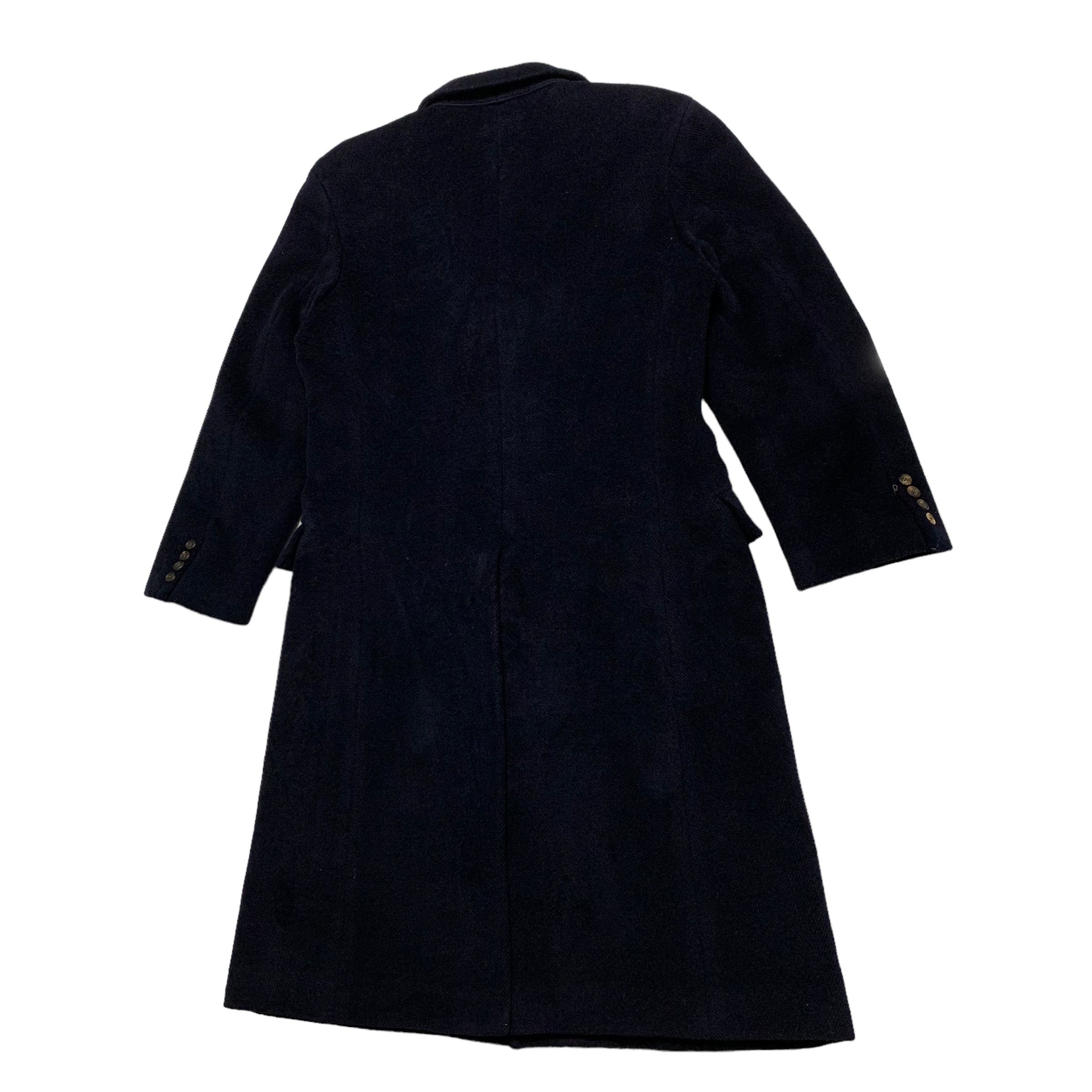 Vintage Polo Ralph Lauren Navy Wool Coat - 5