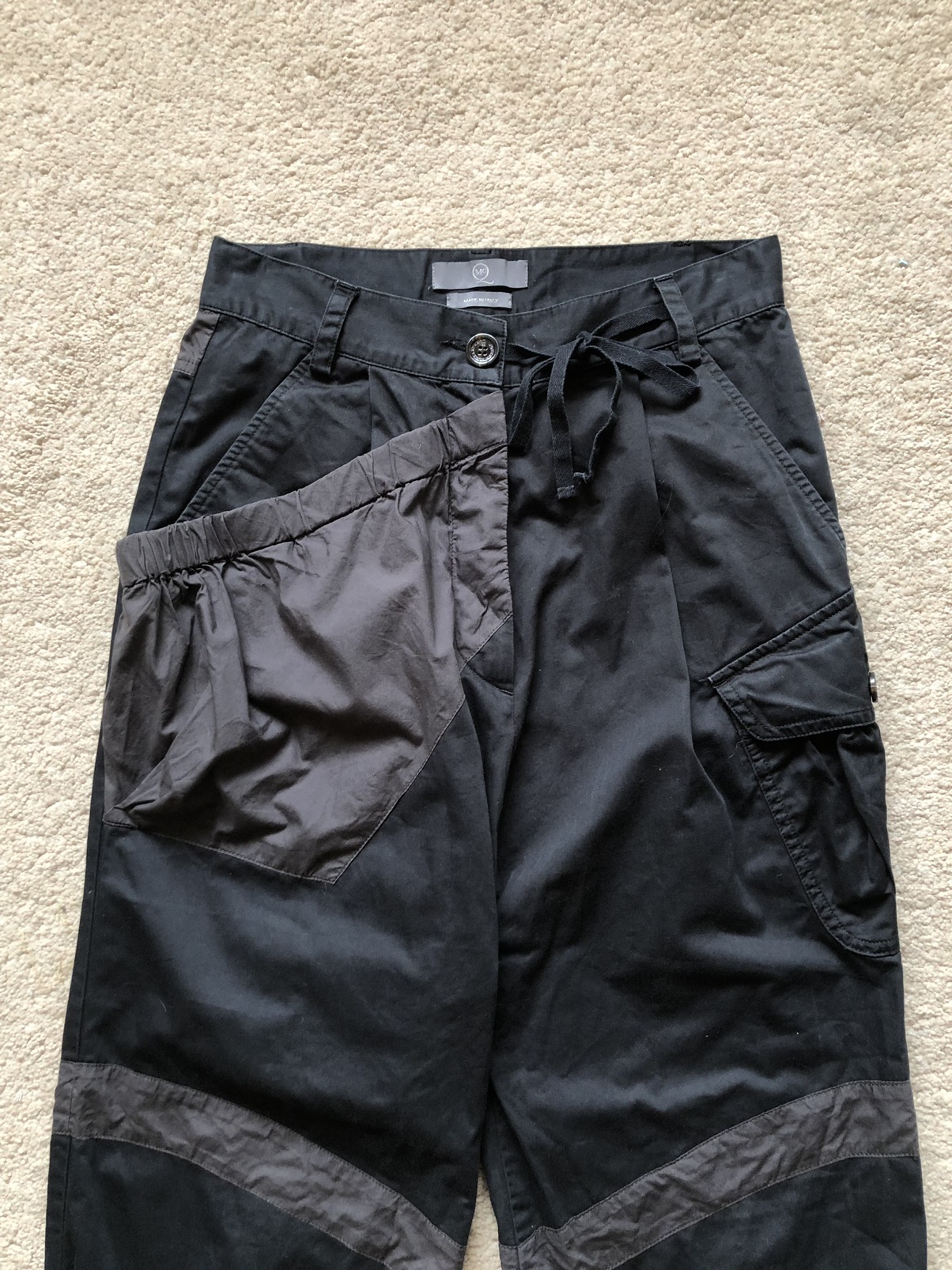 2000s Alexander Mcqueen Reconstruct Ankle Length Cargo Pant - 2