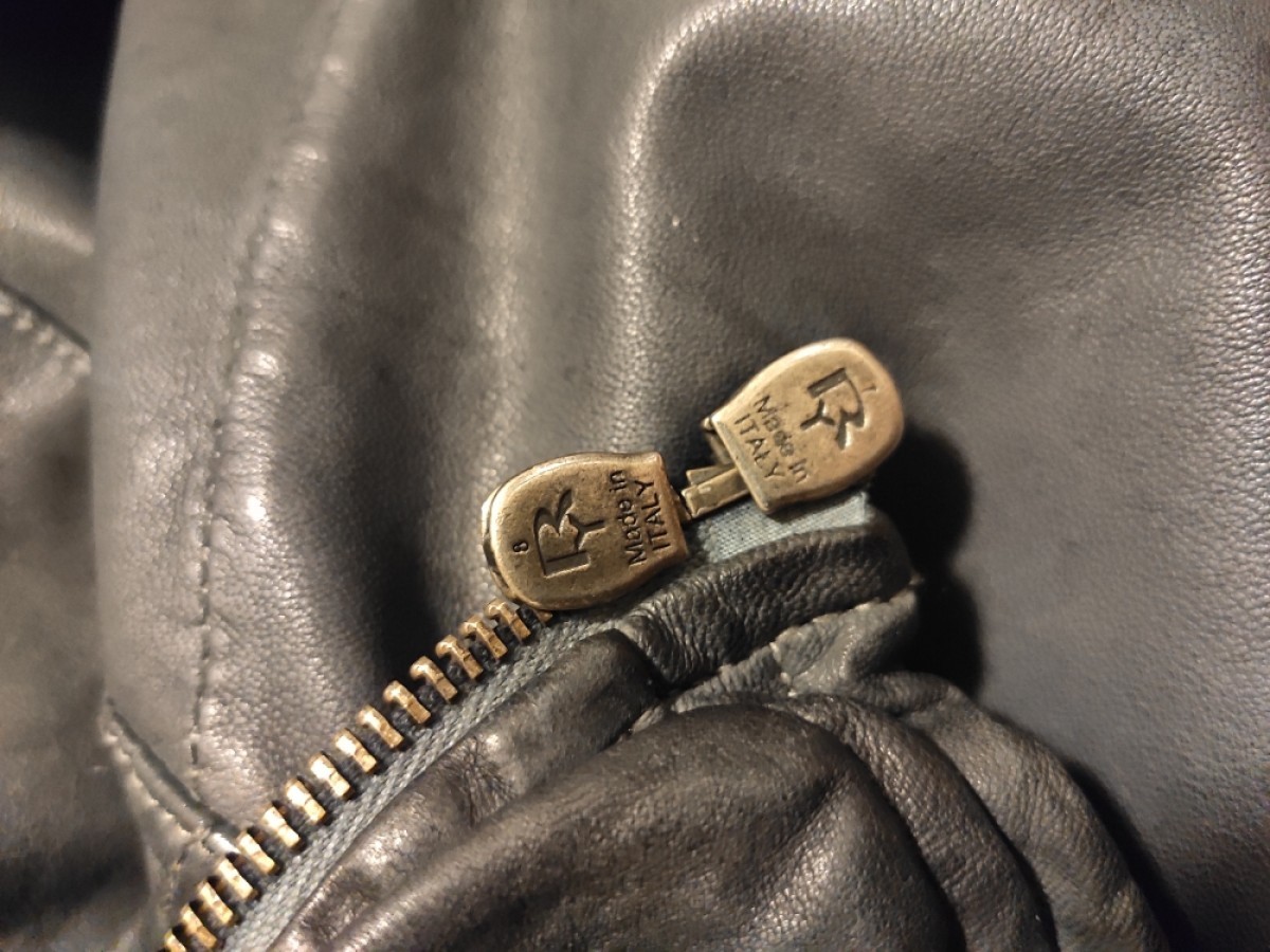 Giorgio Brato - Washed leather biker jacket.Like GUIDI or Julius - 9