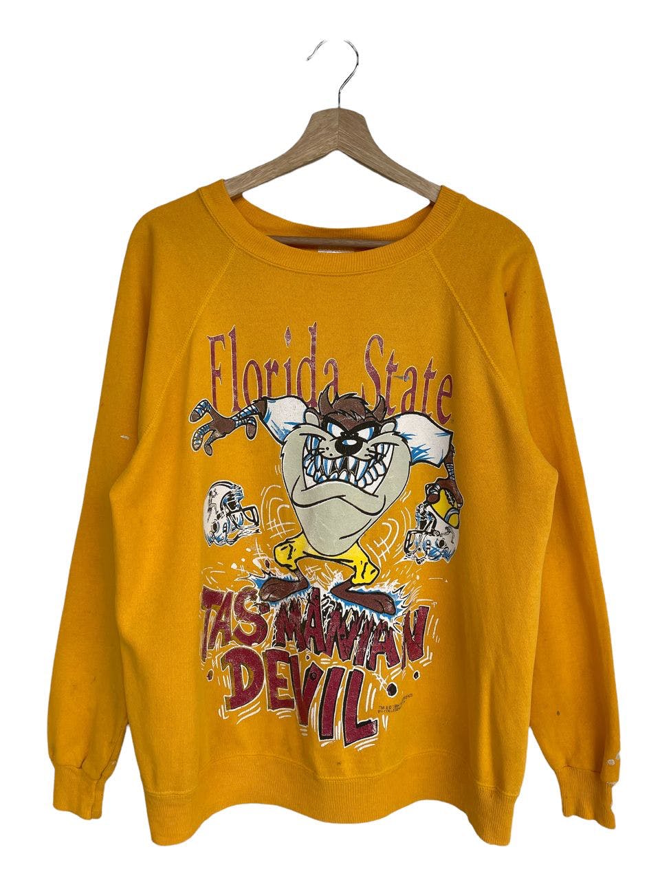 Last Drop!!Vintage Florida State University X Tazmania Sweat - 1