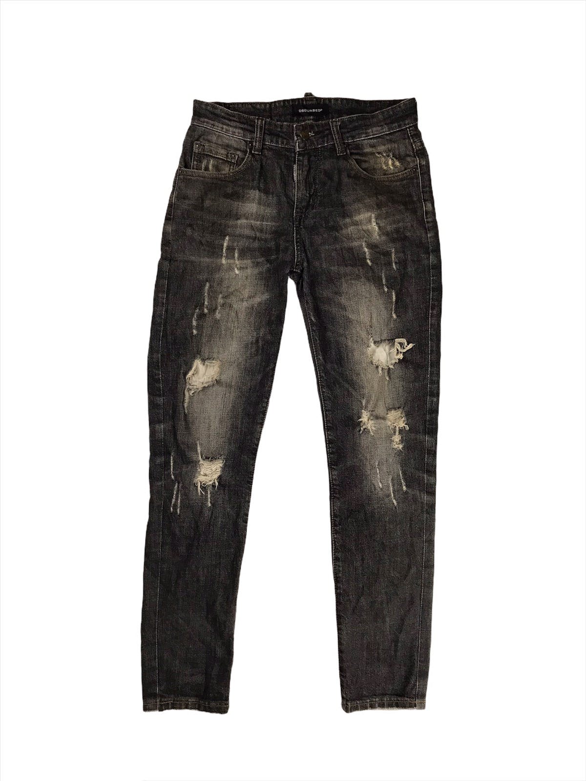 Dsquared2 slim fit distressed denim jeans - 1