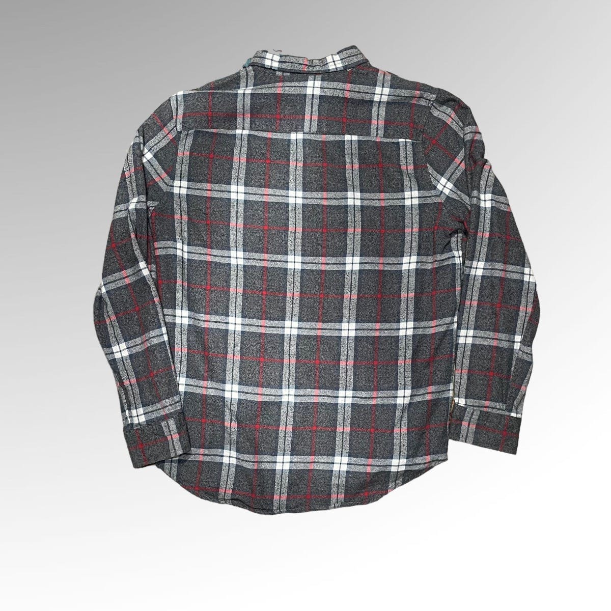 21 Men - Red and Gray Flannel Overshirt 🔴 - 4