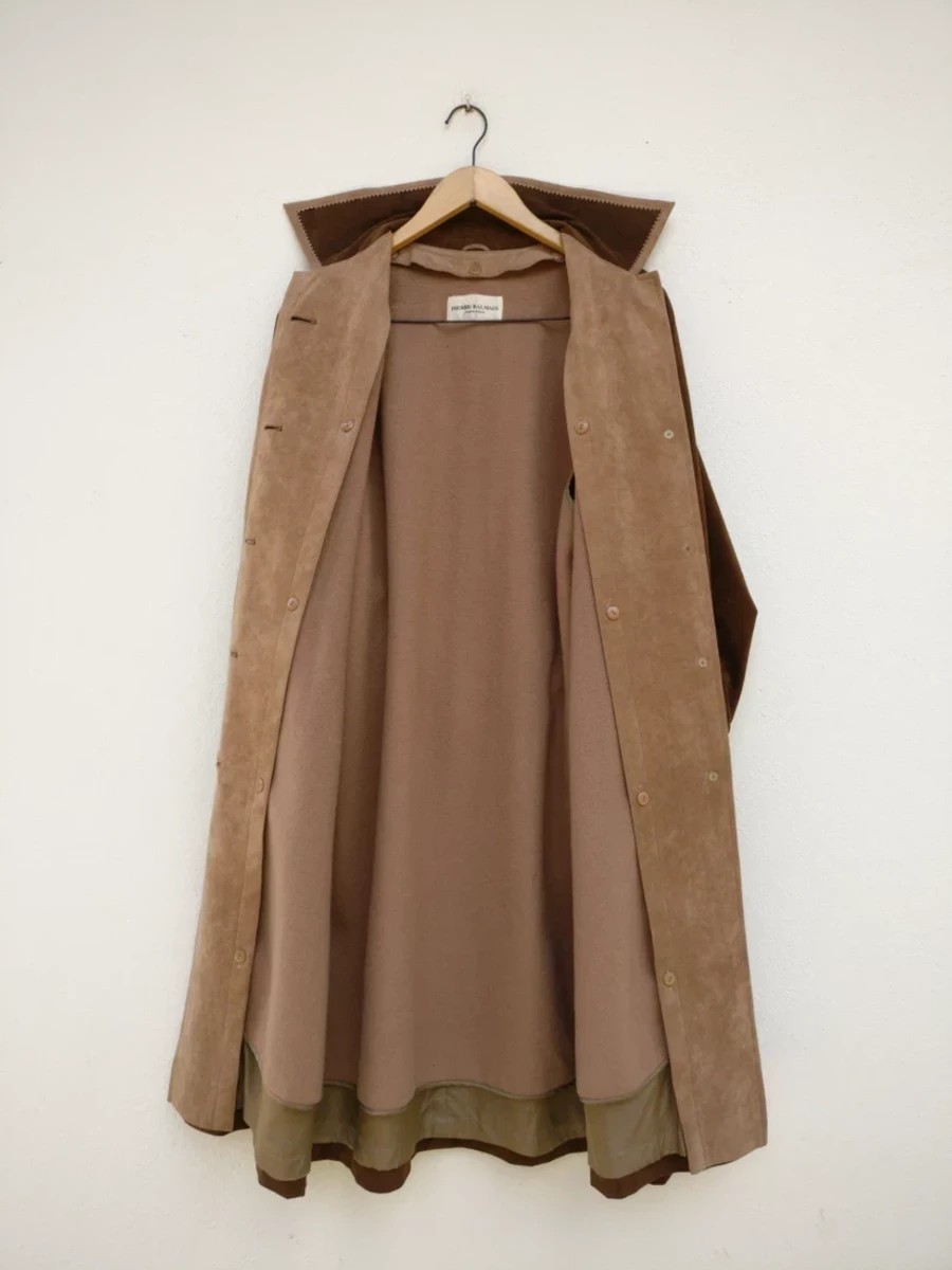 Pierre Balmain - Final Drop! Vintage Femme Long Coat Jacket - 3