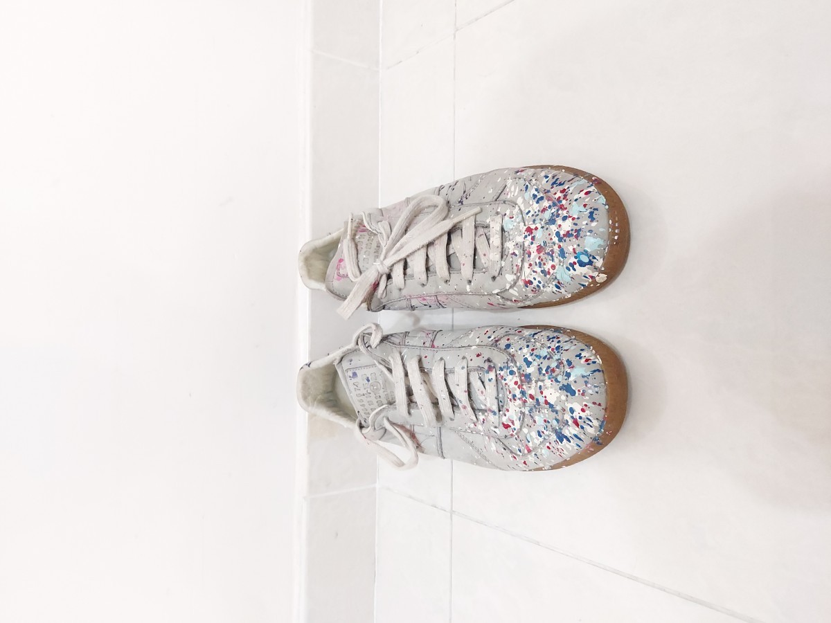 Paint Splatter Gat Replica Low Sneakers - 2