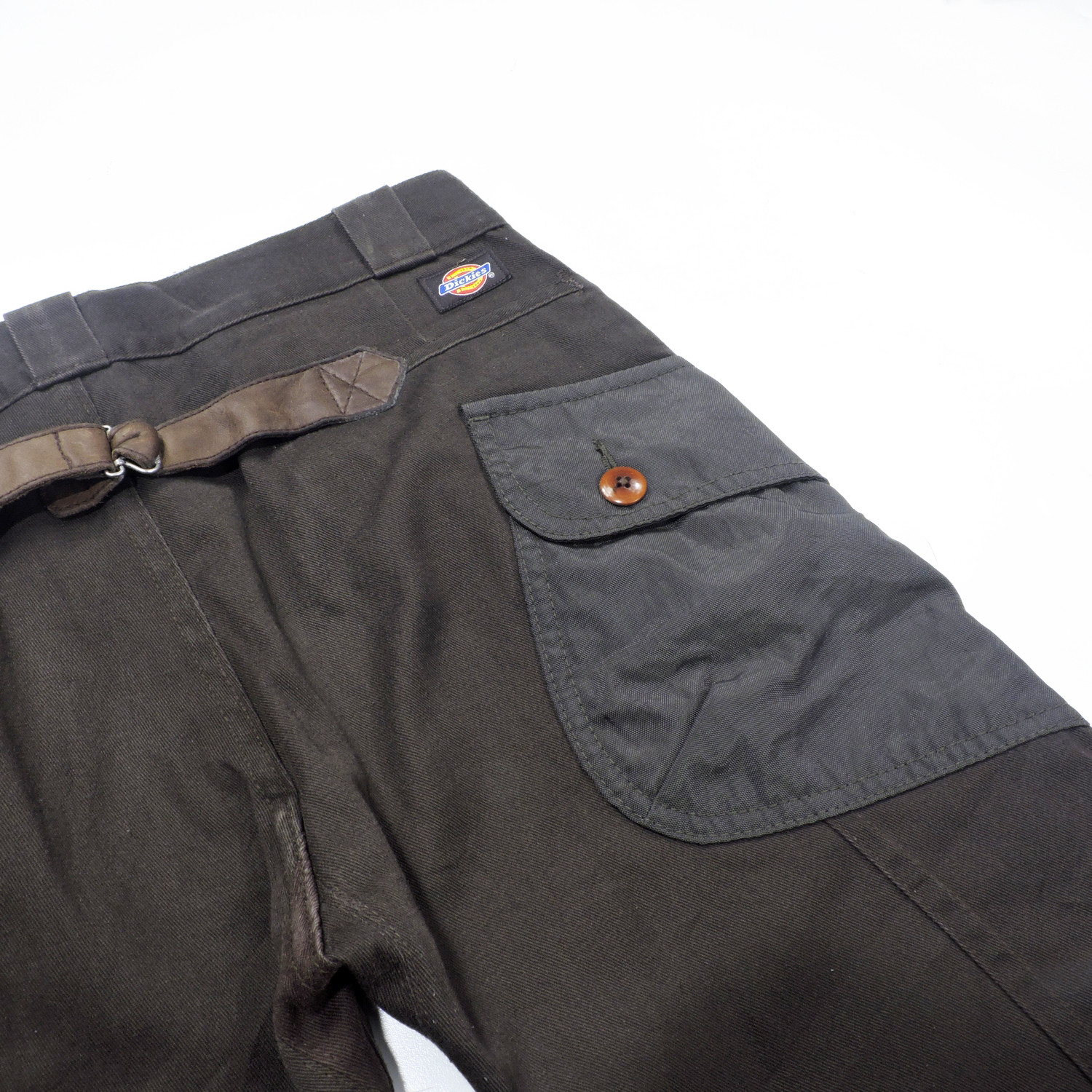 EYE JUNYA WATANABE COMME DES GARÇONS MAN X DICKIES HYBRID BUCKLEBACK CARGO WORK PANTS - 14