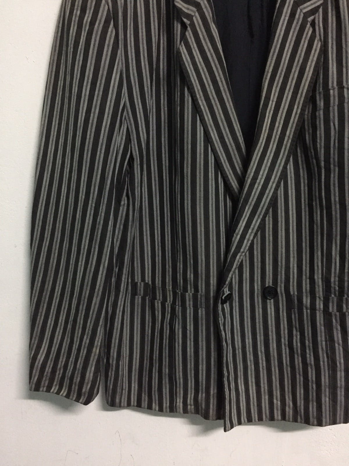 Kenzo Zebra Stripes Jacket Coat Made in Japan - 4