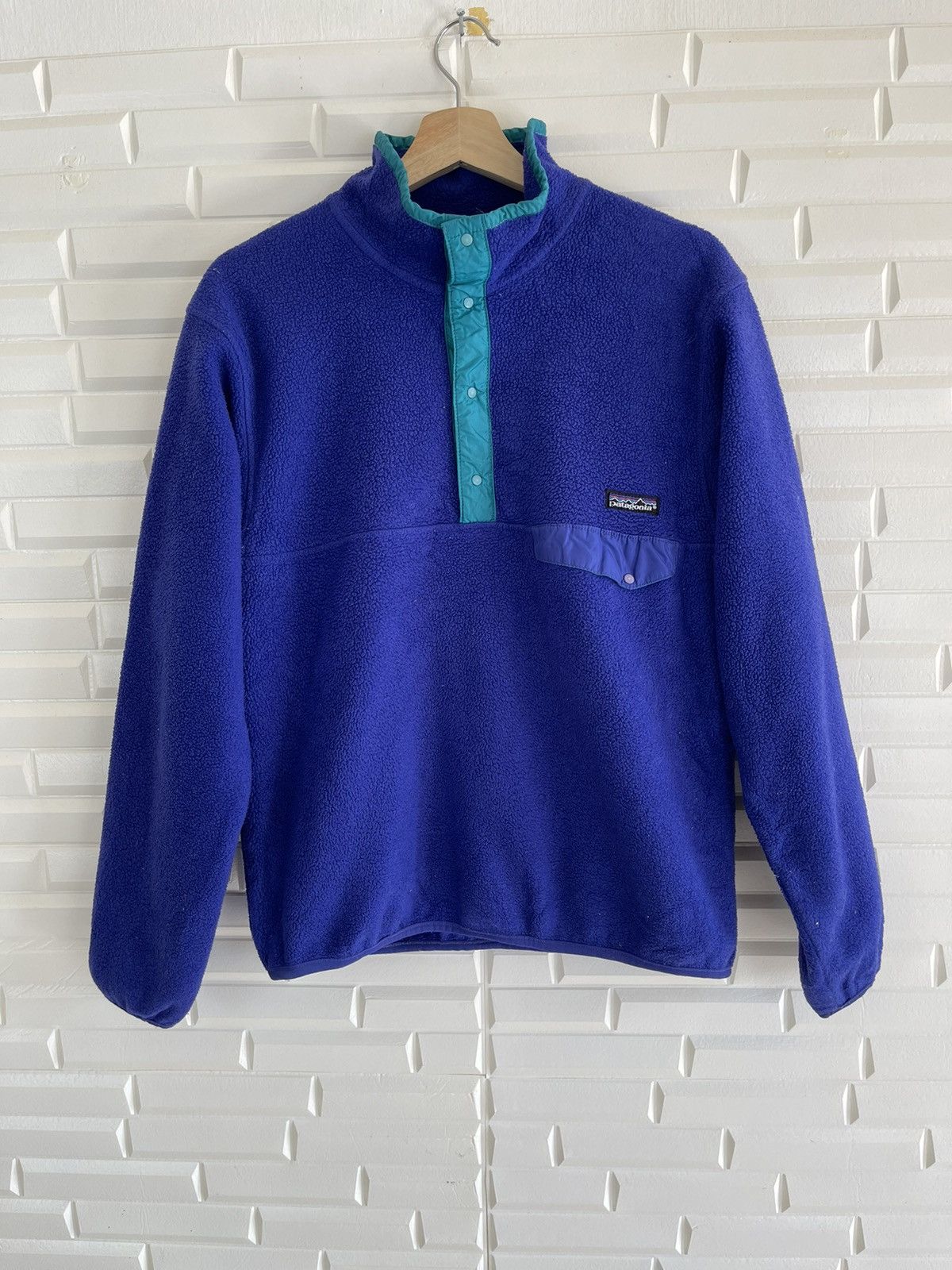 Vintage - ❌DELETE TODAY🔥Streetwear Patagonia Fleece Blue Made in USA - 6