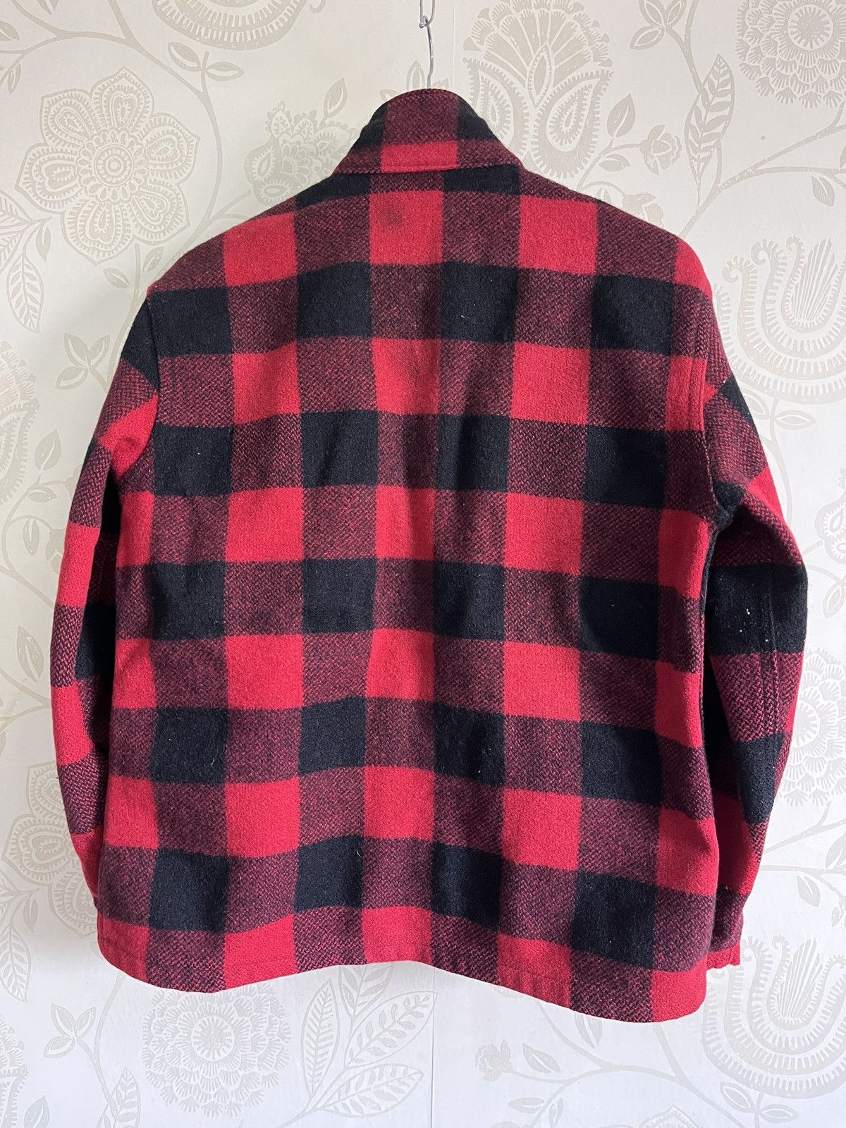 Vintage Sears Talon Flannel Rayon Wool 1970s Made In USA - 14