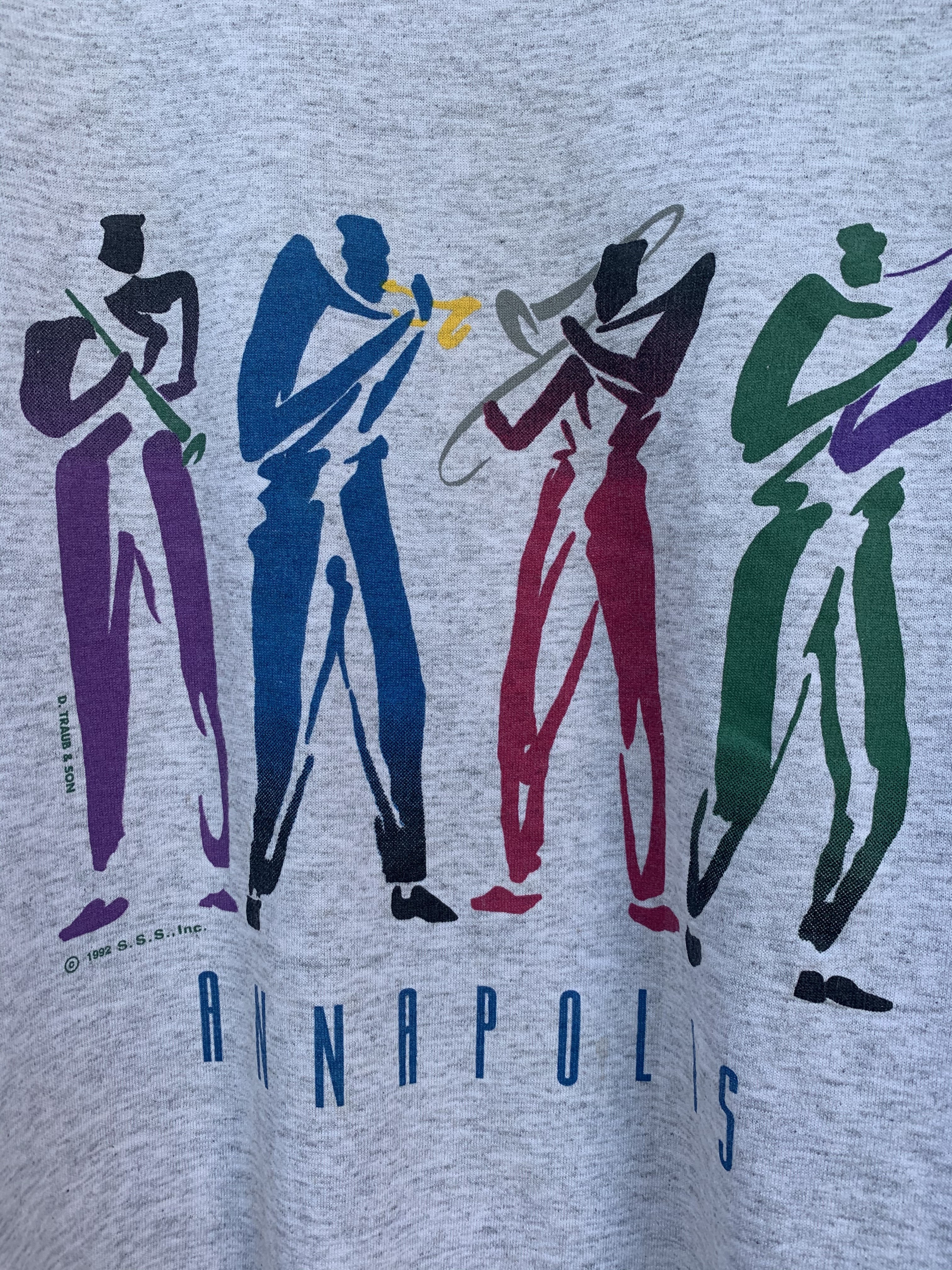 Art - Vintage 92 Annapolis Jazz Festival D. Traub & Son Tee - 1