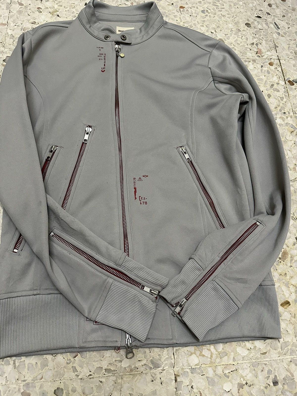 Diesel Jacket Sweater Zipper Design - 6