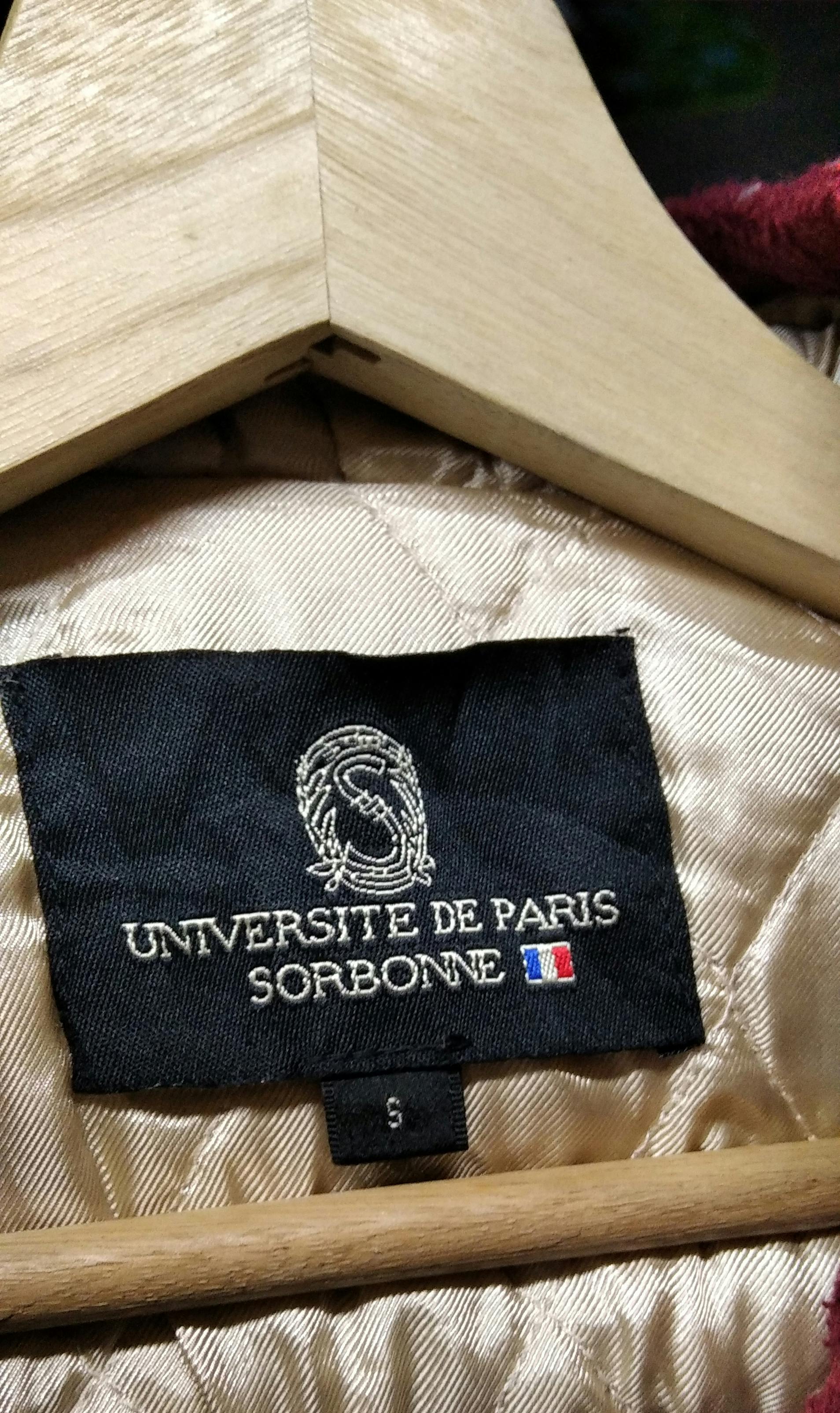 Vintage Universite De Paris Sorbonne Baggy Fleece Hoodie - 9