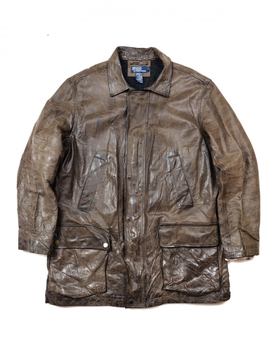 Genuine Leather - Polo RL Heavy Coat Outerwear Winter Season - 1
