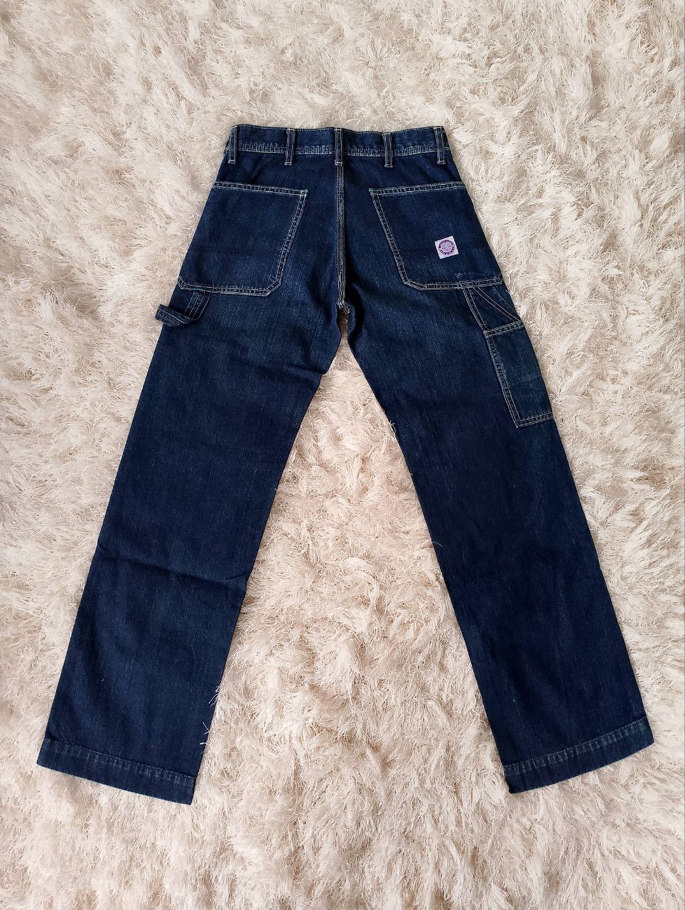 If Six Was Nine - Rare ANDJUMP JAPAN Luxury Workwear Carpenter Denim Jeans - 3