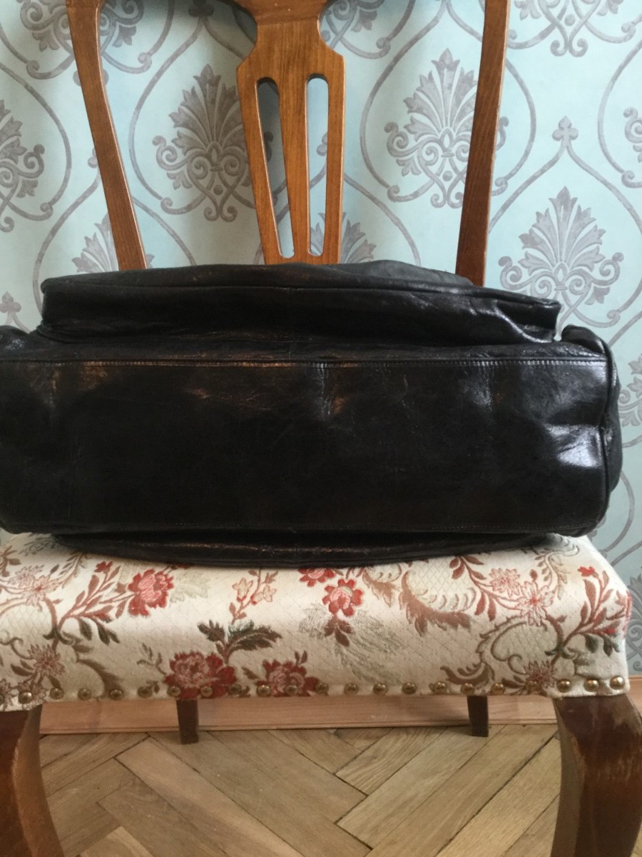 Gianni Barbato - Big leather bag.Like Saint Laurent or Dior bags - 4