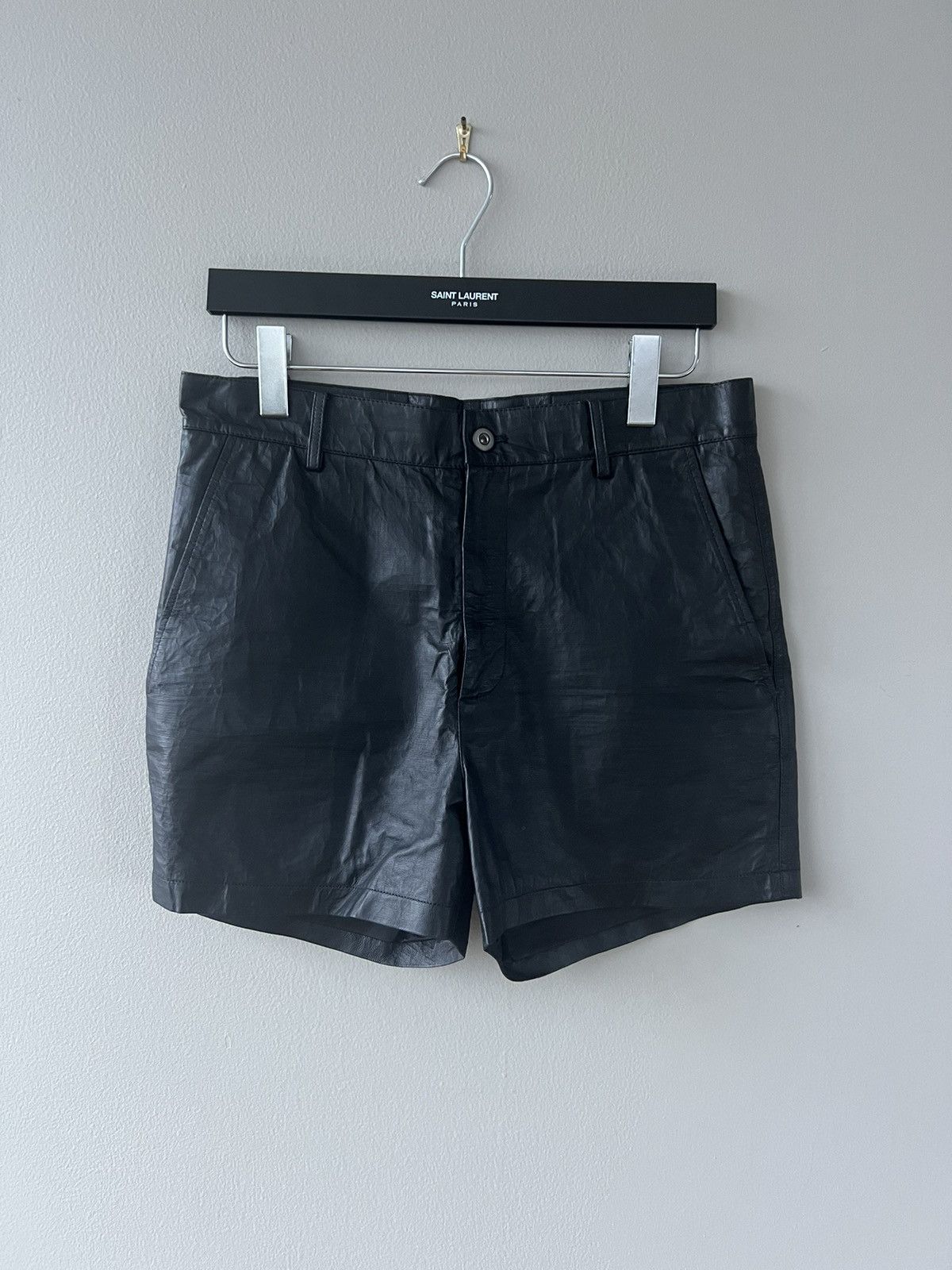 Sean Suen - Leather Mini-Shorts - 1