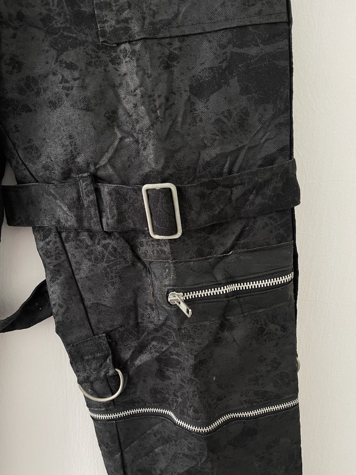 Designer - Japanese Brand Seditionaries bondage back zip wax pants - 13
