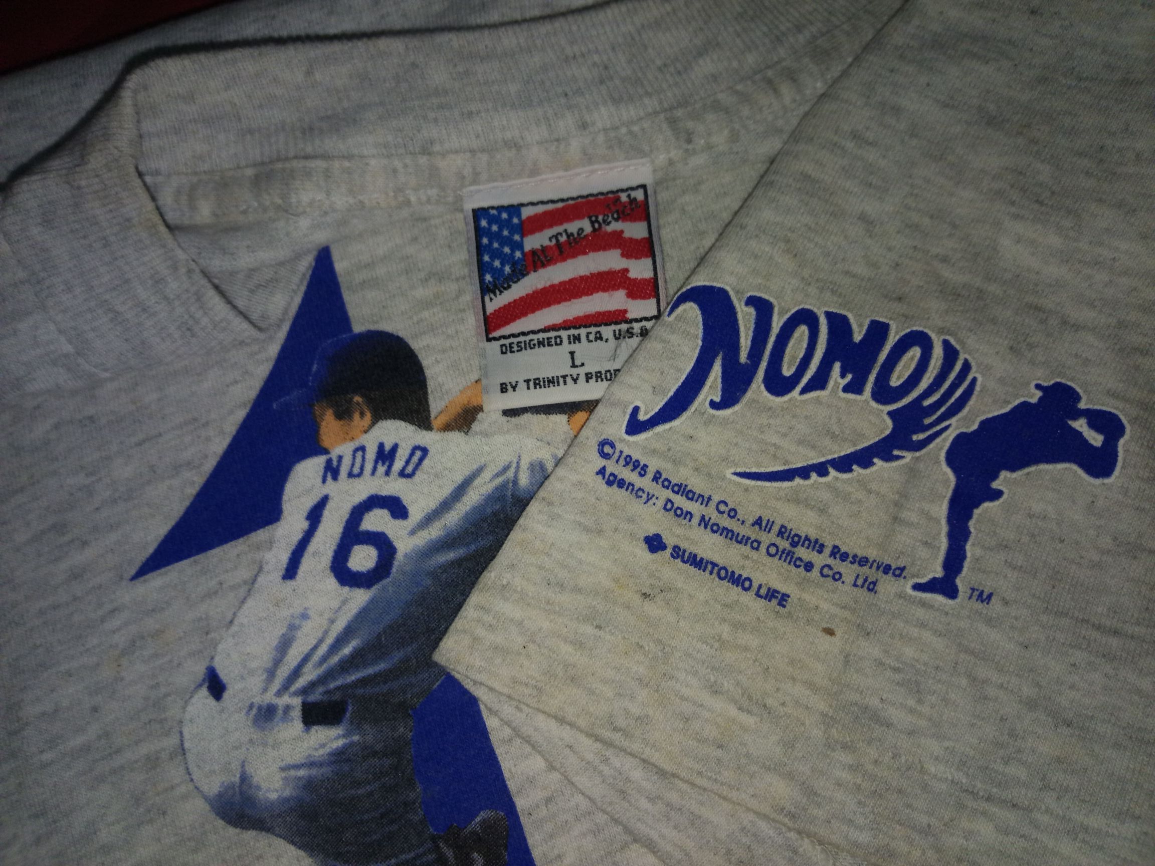 Vintage - Vtg 1995 MLB LA Dodgers Hideo Nomo baseball - 4