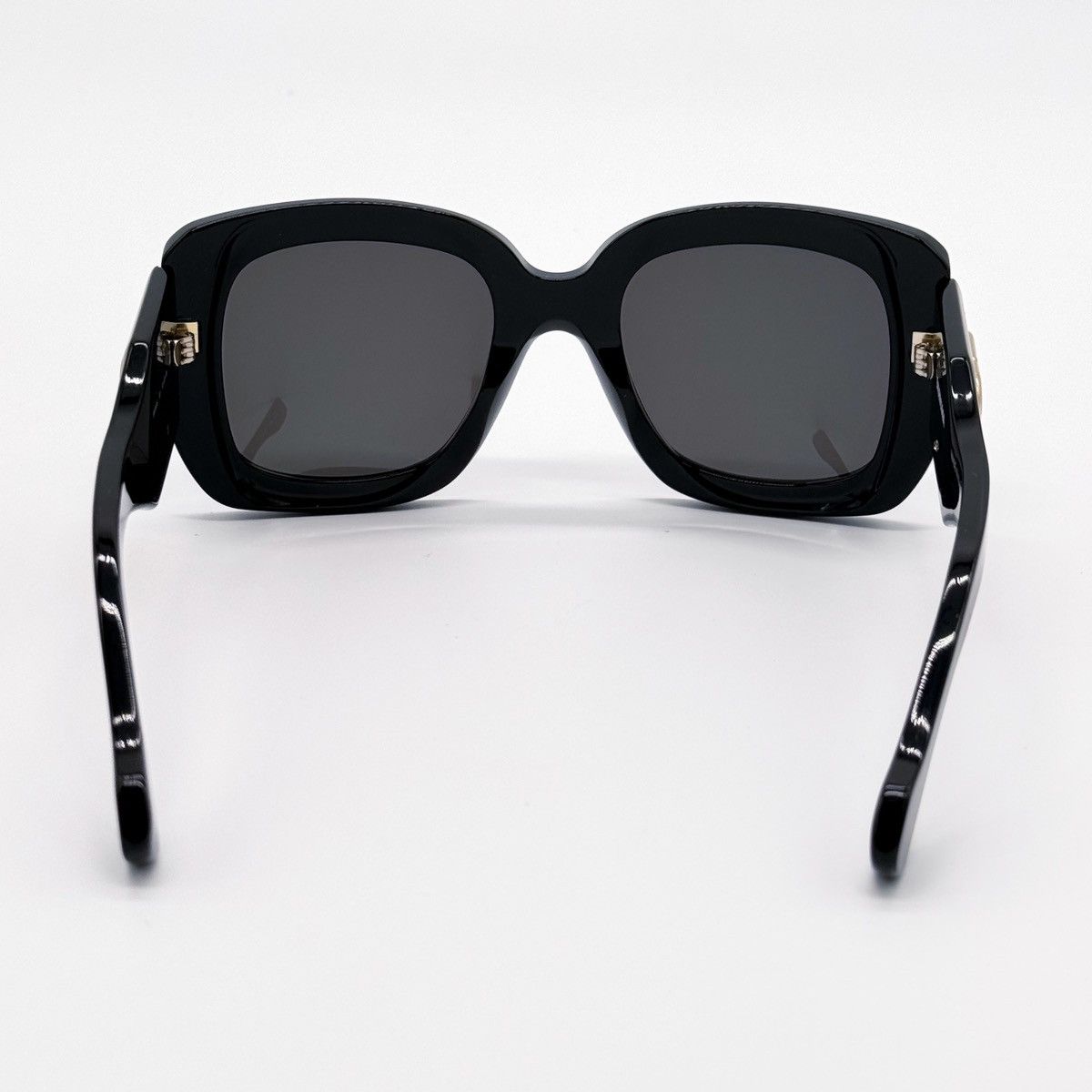 NEW BALENCIAGA BB0069S 001 BLACK SQUARE WOMEN SUNGLASSES - 7