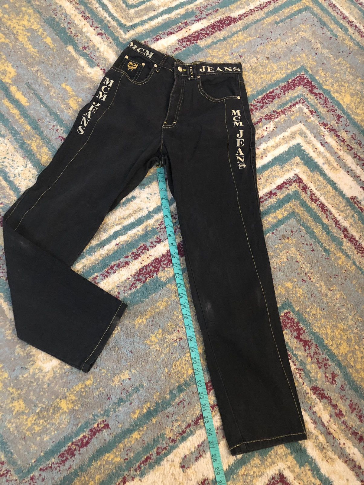 Vintage MCM Jeans Made Italy - 8
