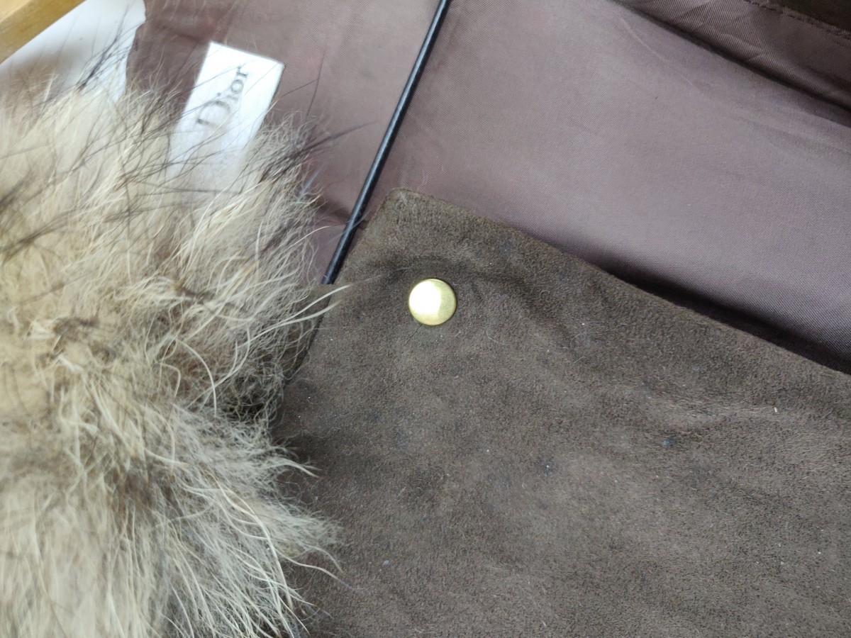 Christian Dior Monsieur - Christian Sports Snap Button Fur Parka Jacket - 10