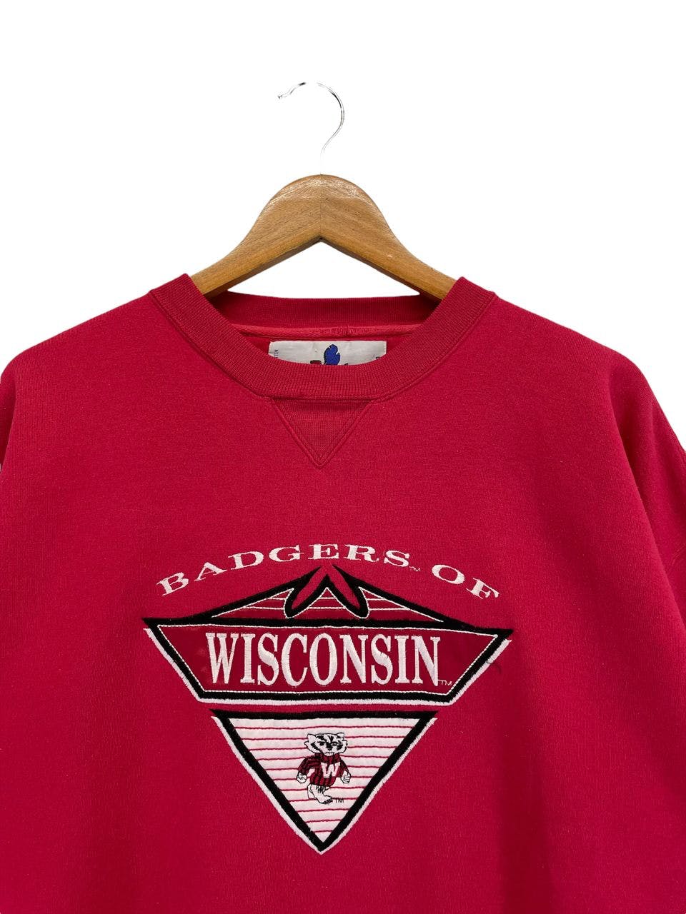 Sports Specialties - Vintage Badgers of Wisconsin Big Logo Crewneck Sweatshirt - 4