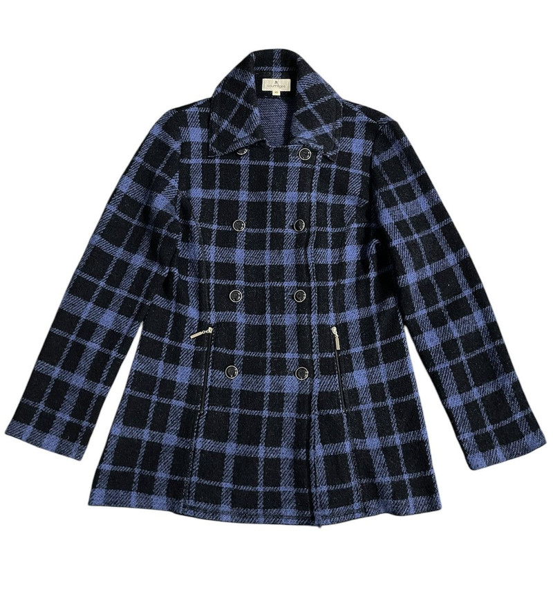 Vintage Courreges Plaid Wool Jacket - 1