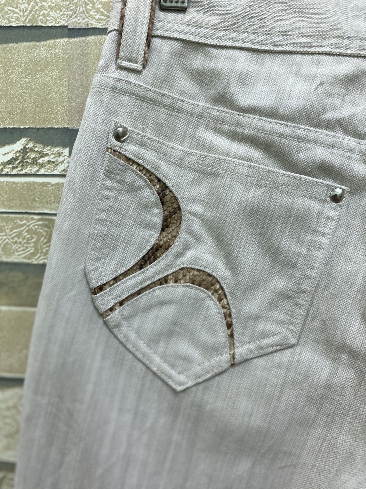 Vintage - TAKIAQ Japan Flared Bootcut Striped Snake Skin Pants - 13