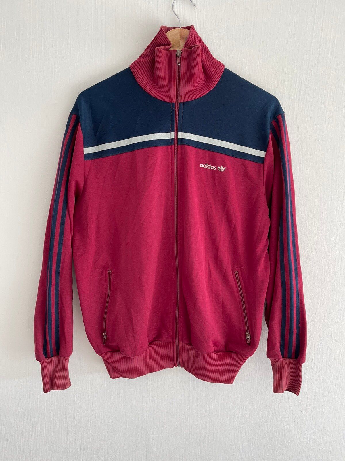 Adidas Vintage Track Top Jacket Made in Taiwan - 1