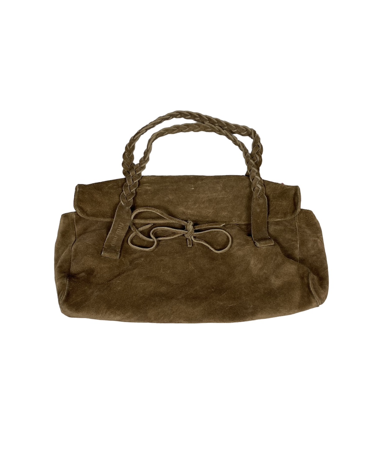 Miu Miu Suede Leather Bag - 1