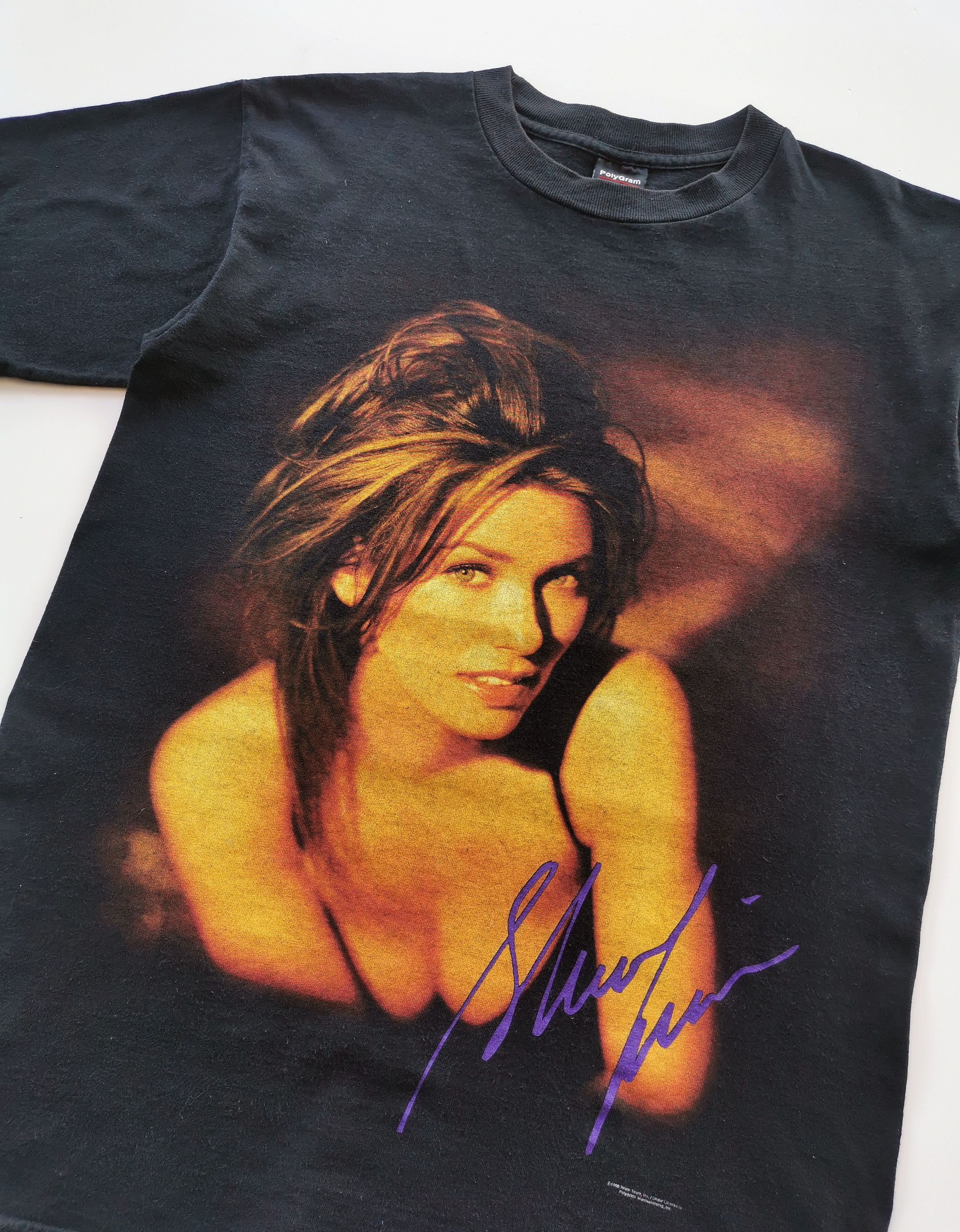 1998 Vintage Shania Twain Artist Singer Tshirt - 2