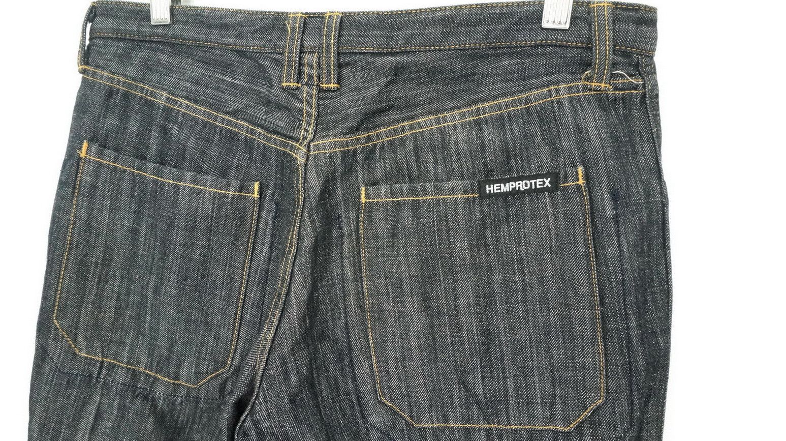 Rare Reversible OZONE ROCKS HEMPROTEX Made In Japan Jeans - 11