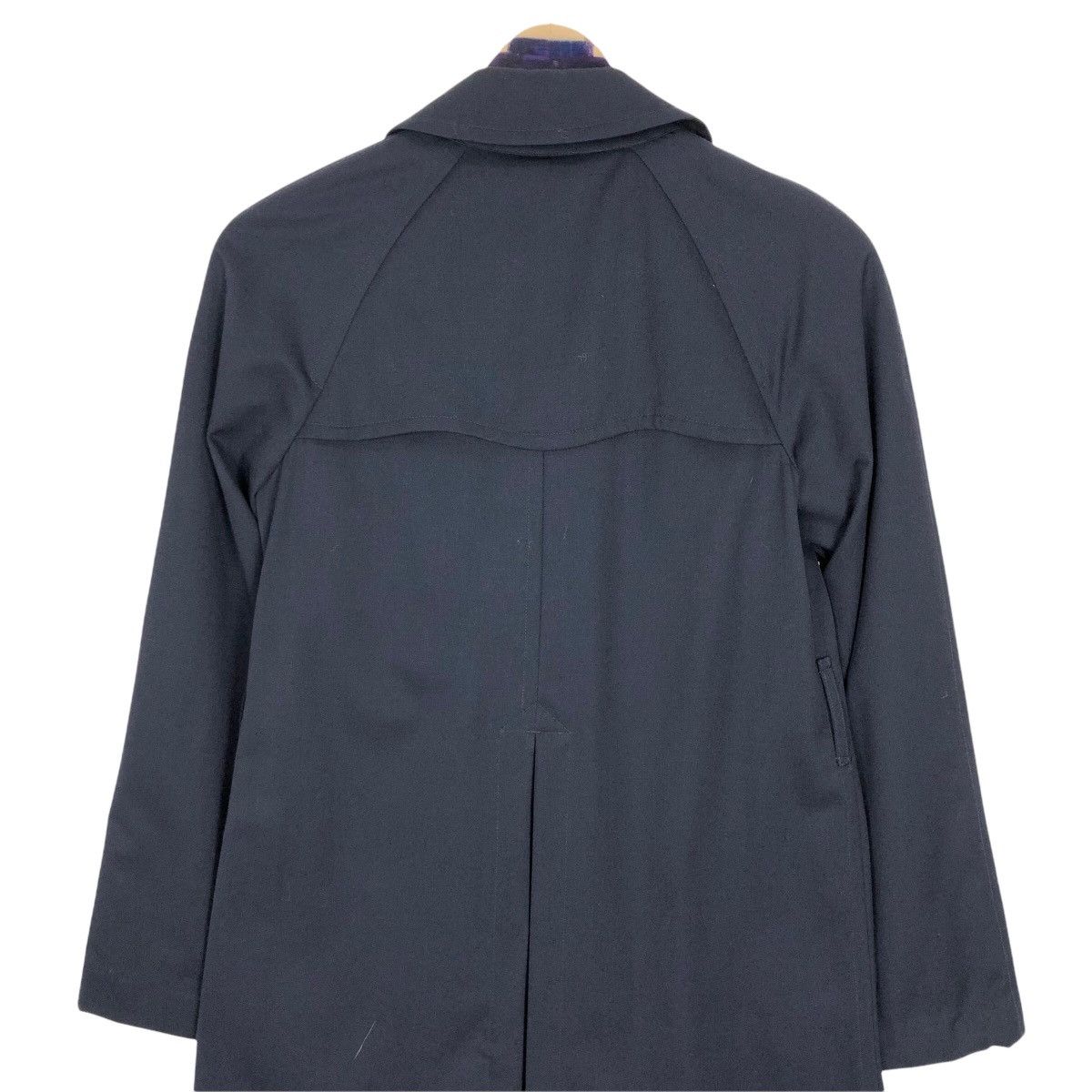 Comme Des Garçons X H&M Trench Coat Cotton Double Breasted - 11