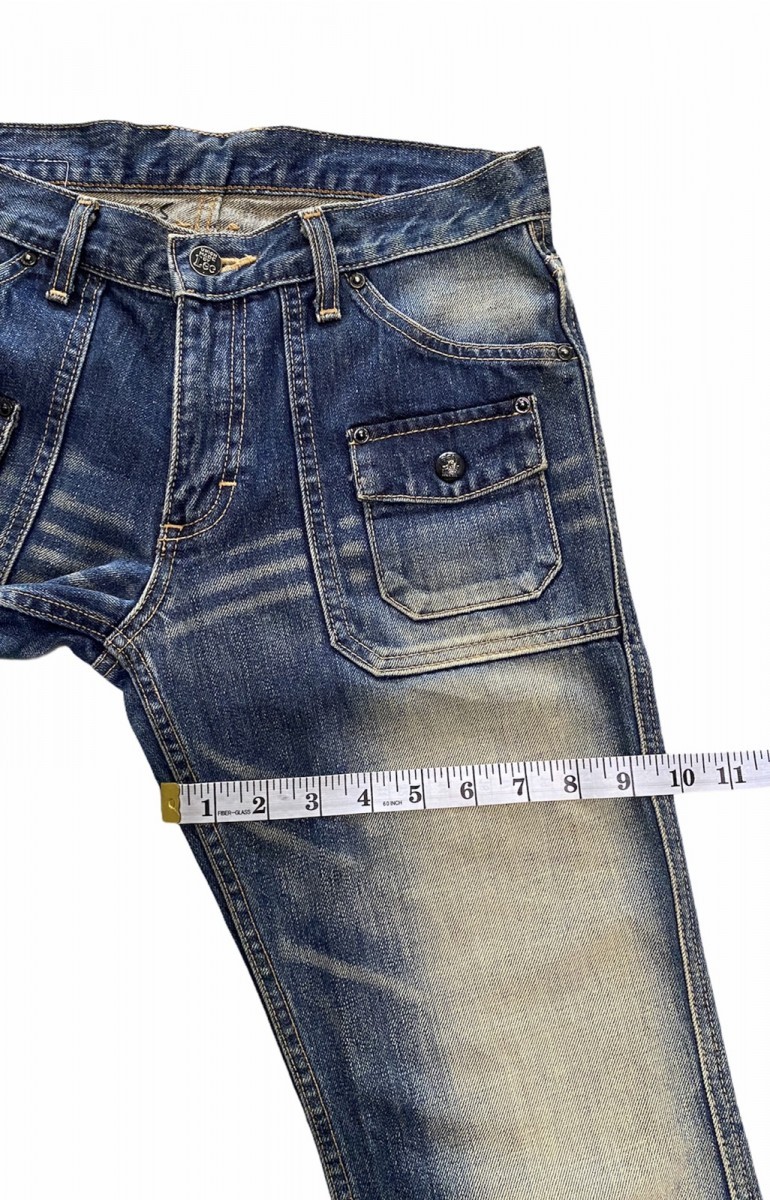 Lee - Union Made by Lee Bush Pants Distressed Denim Made in Japan - 20