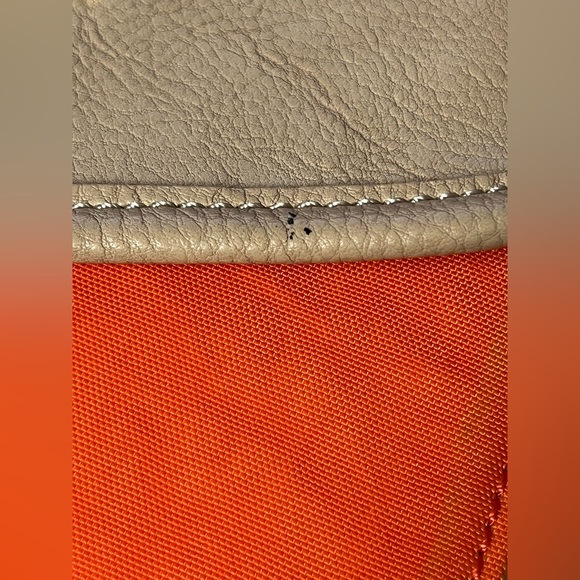 Kipling Orange / Tan Nylon Small Crossbody Wallet and Clutch - 5
