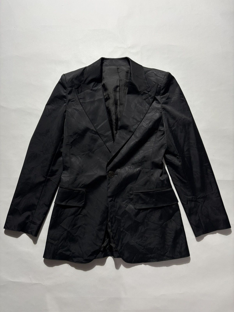 JEAN PAUL GAULTIER FEMME FLOWER EMBOSSED TAILORED JACKET - 1